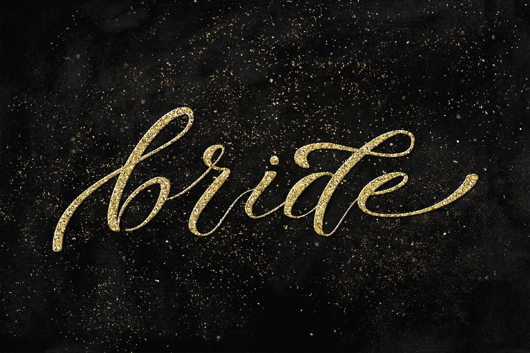 Glam Glitter Text & Logo Effect