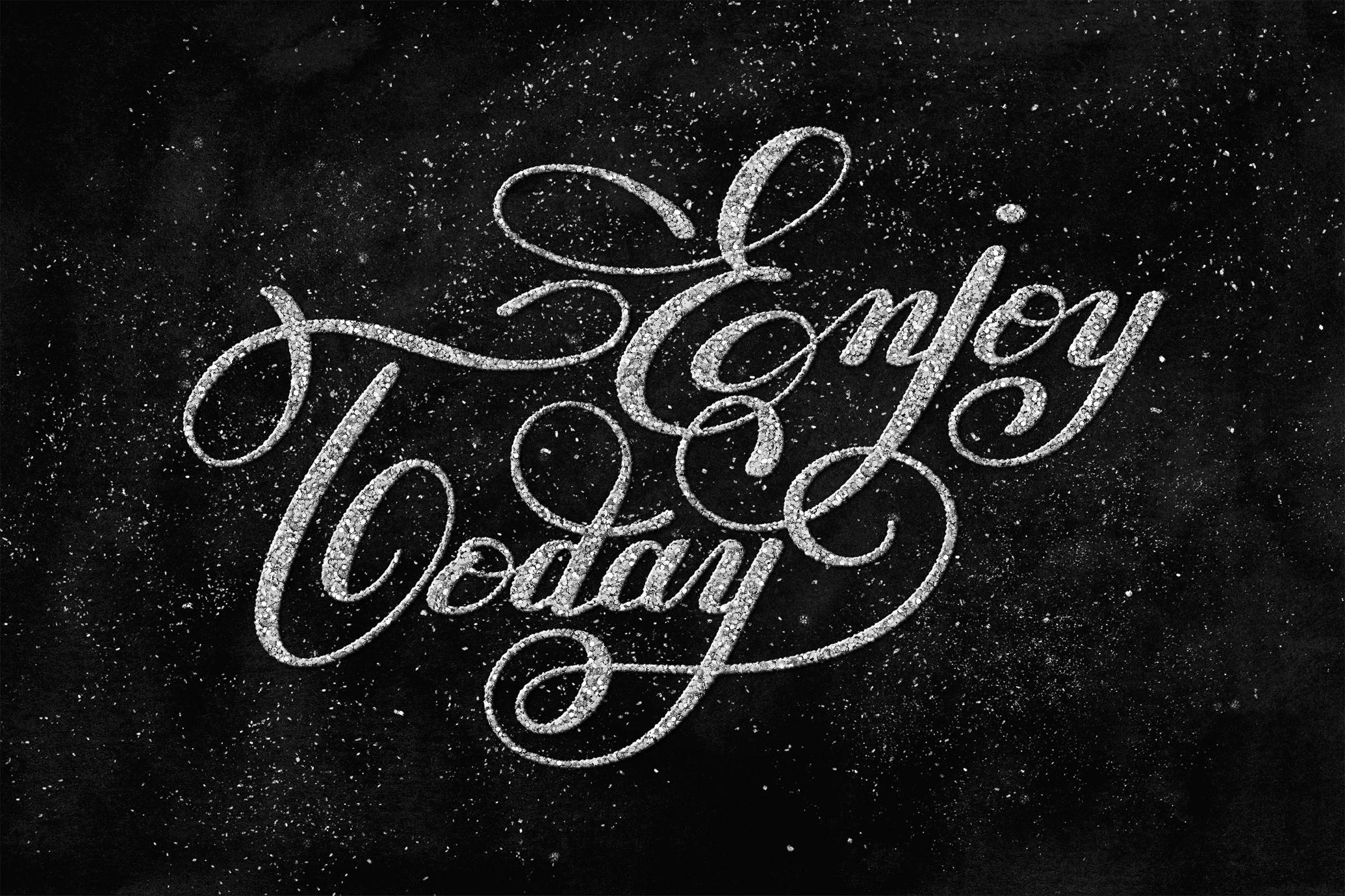 Glam Glitter Text & Logo Effect