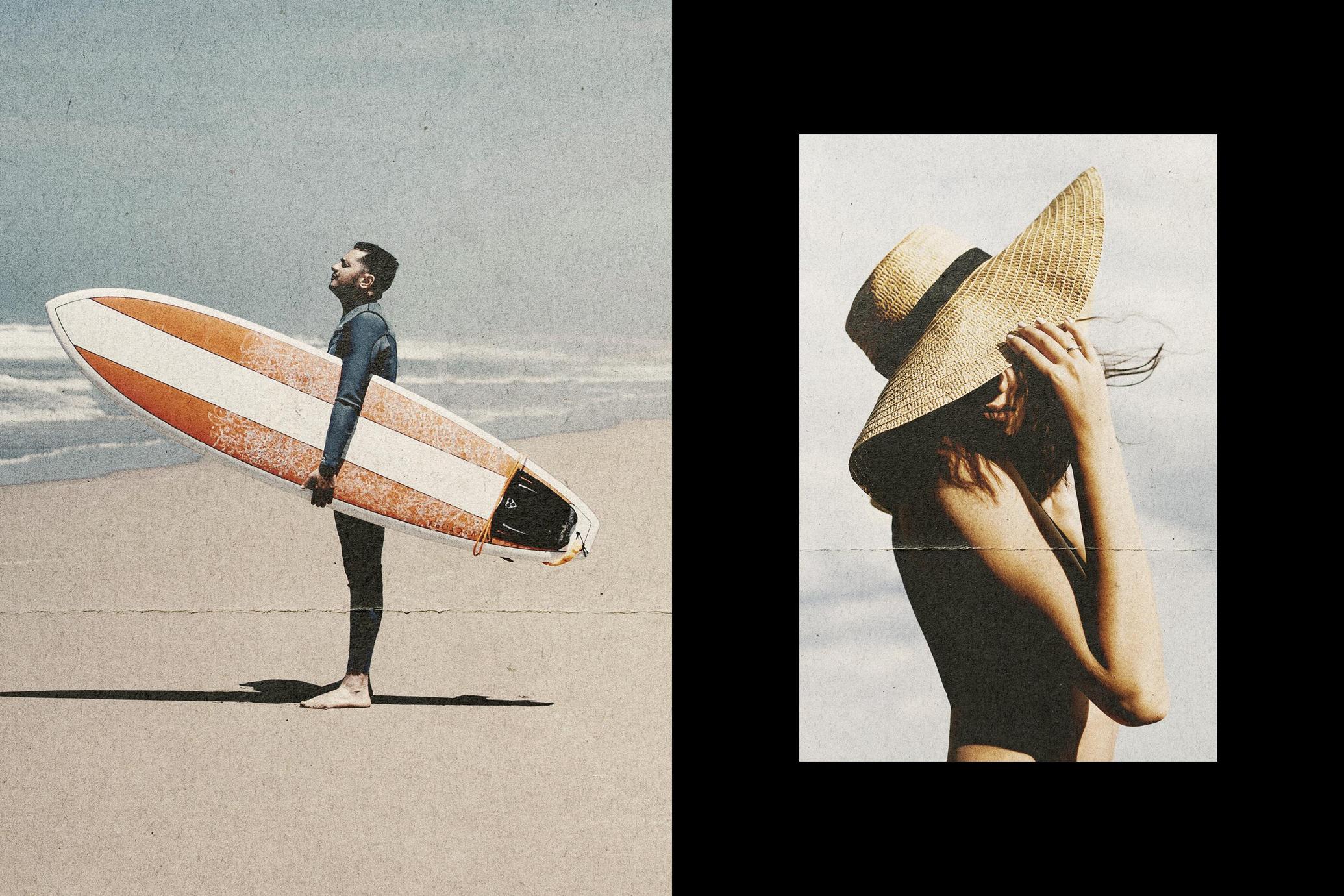 Retro Paper Photo Effect