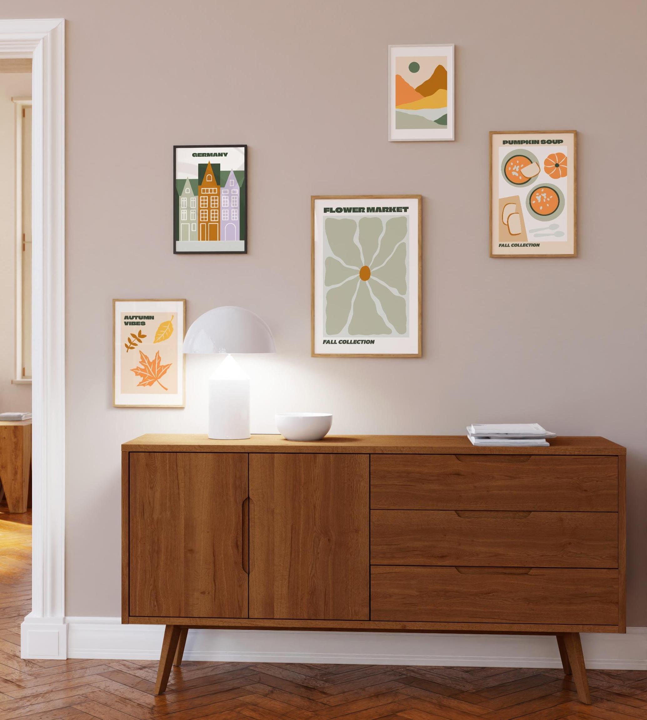 Fall Gallery Vector Poster Creator