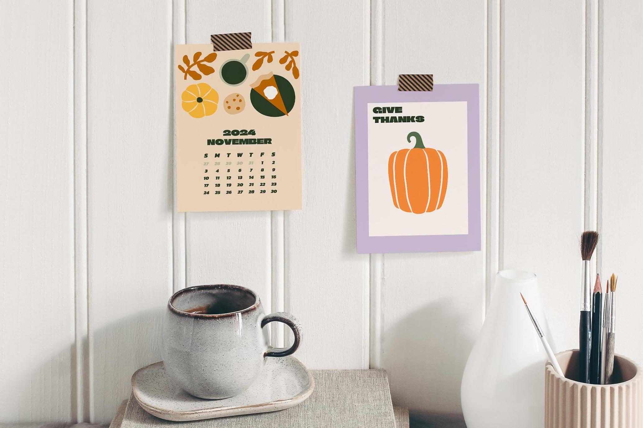 Fall Gallery Vector Poster Creator