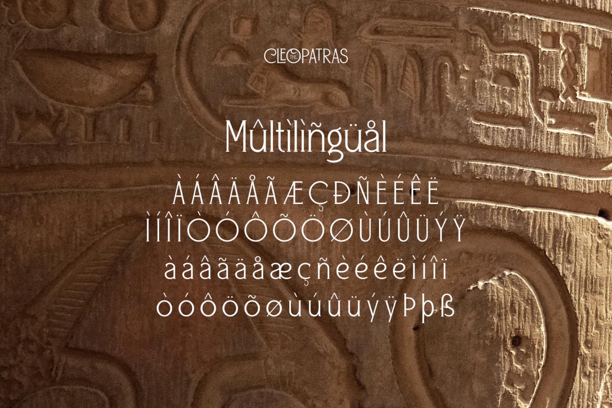 The Cleopatras - Heritage Font
