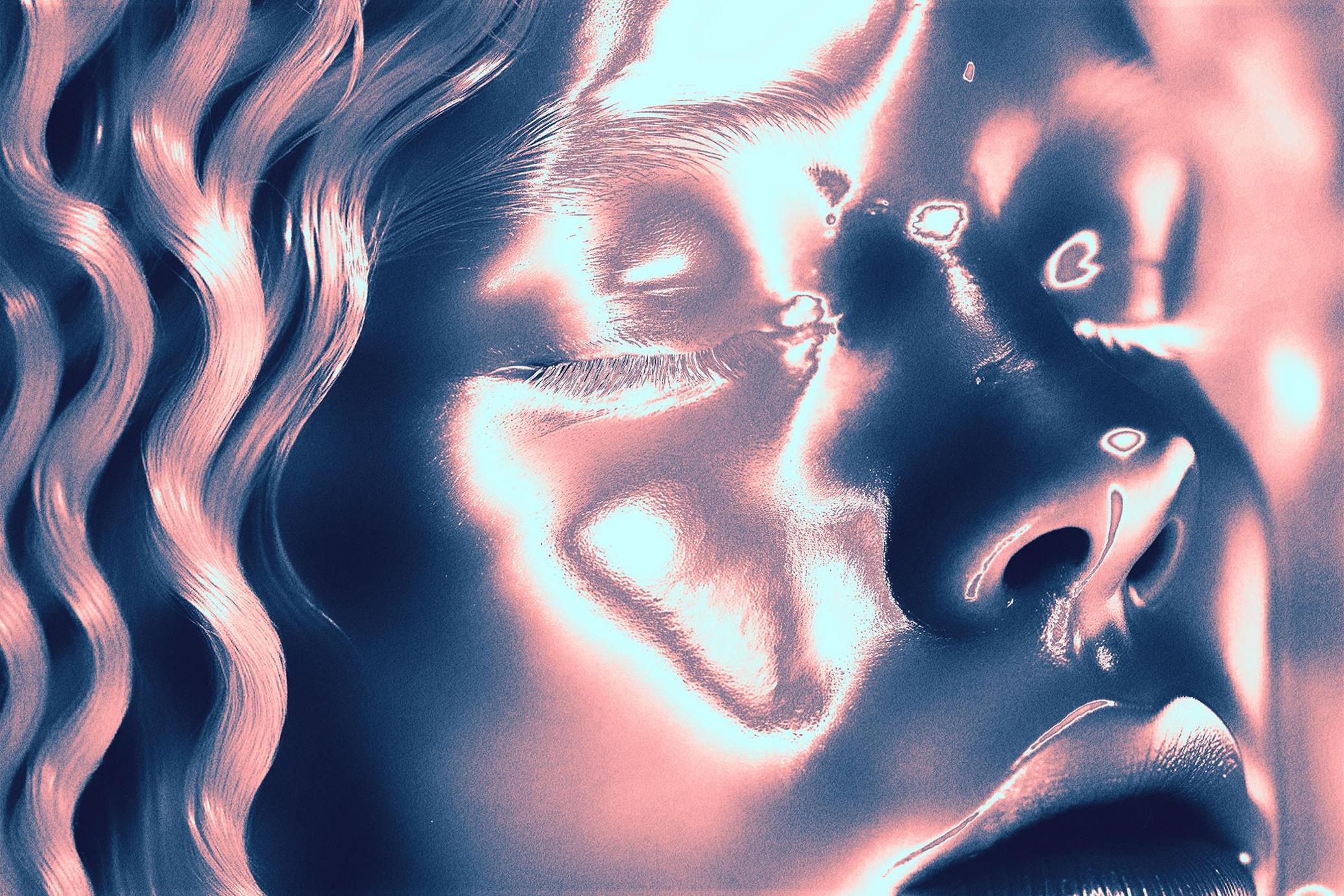 Metallic Shine Photo Effect