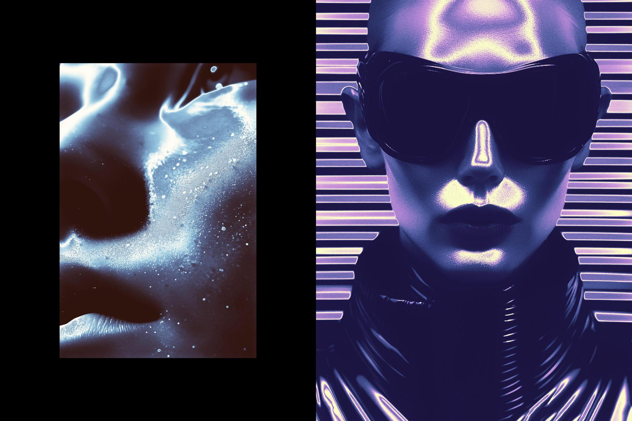 Metallic Shine Photo Effect
