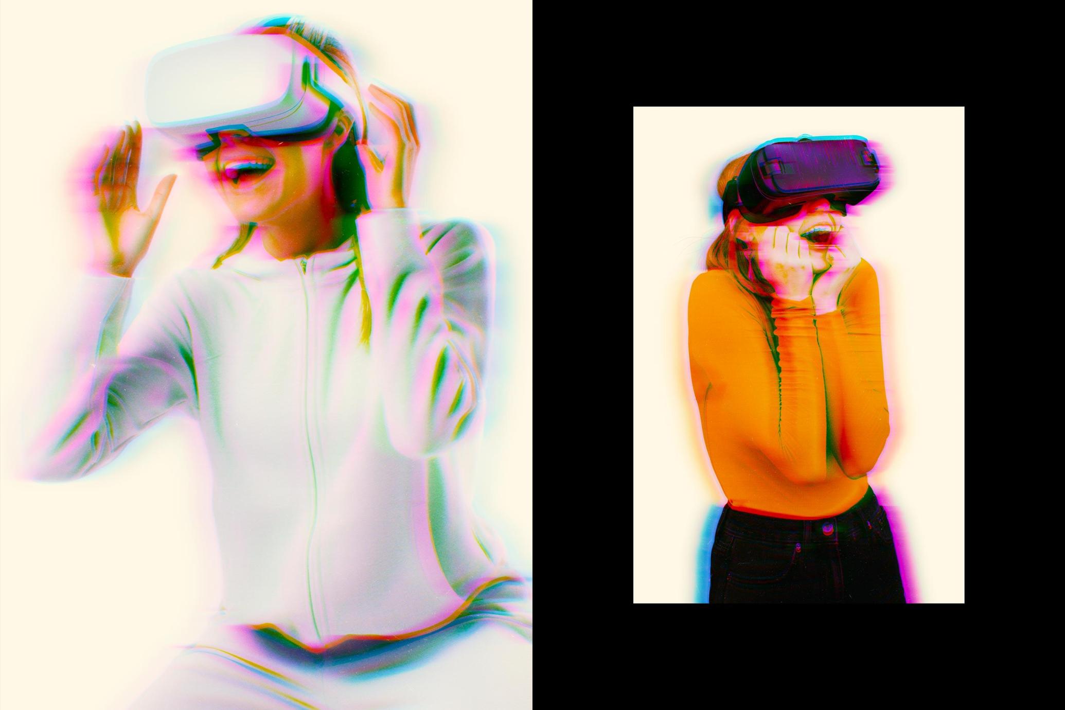 RGB Glitch Photo Effect