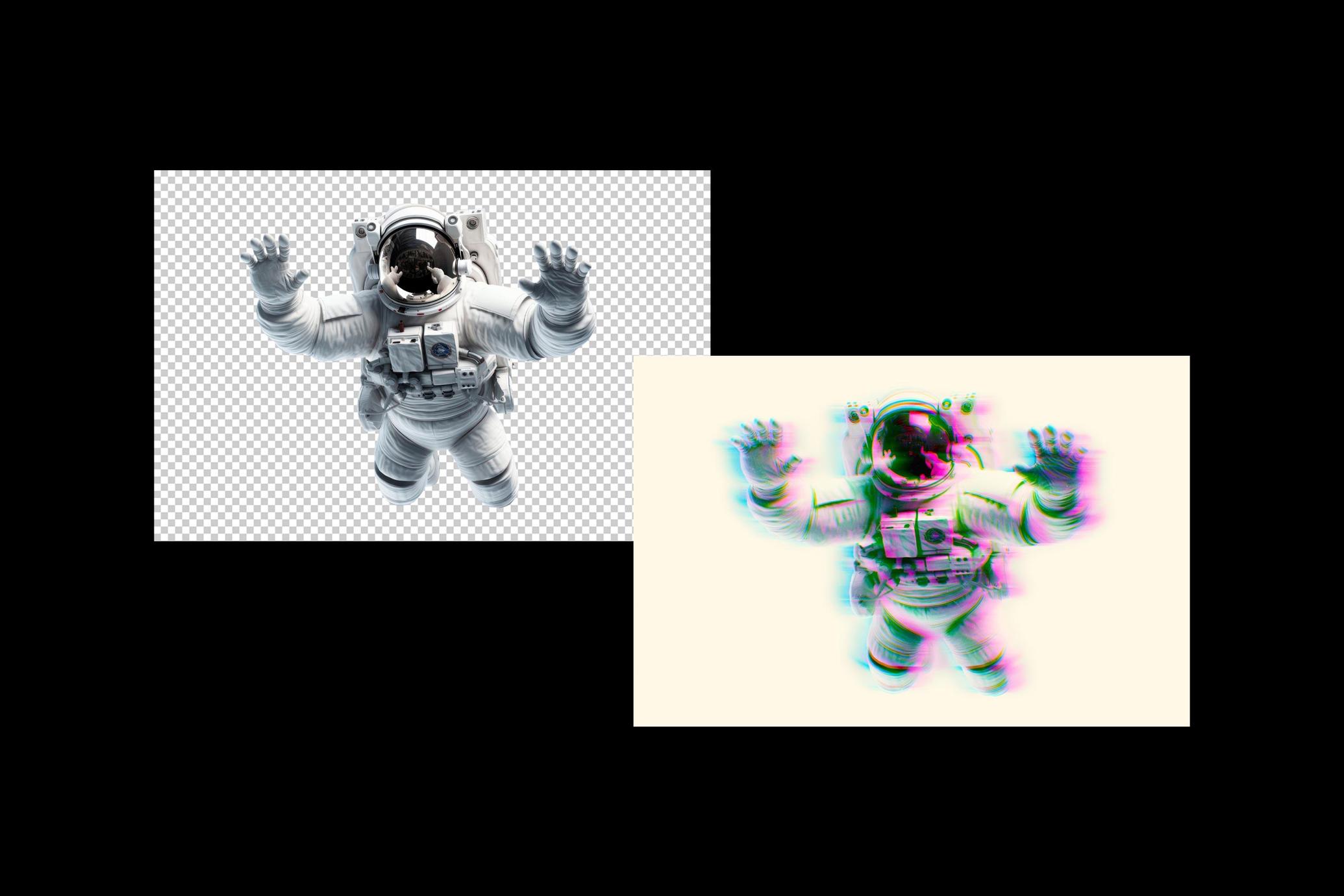 RGB Glitch Photo Effect