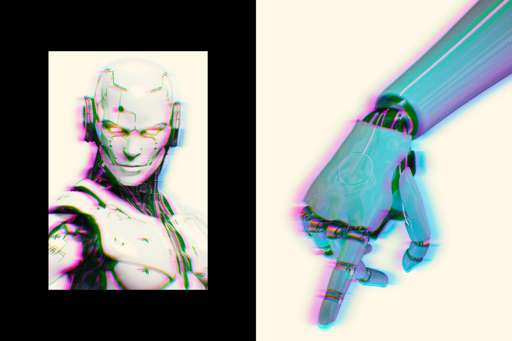RGB Glitch Photo Effect