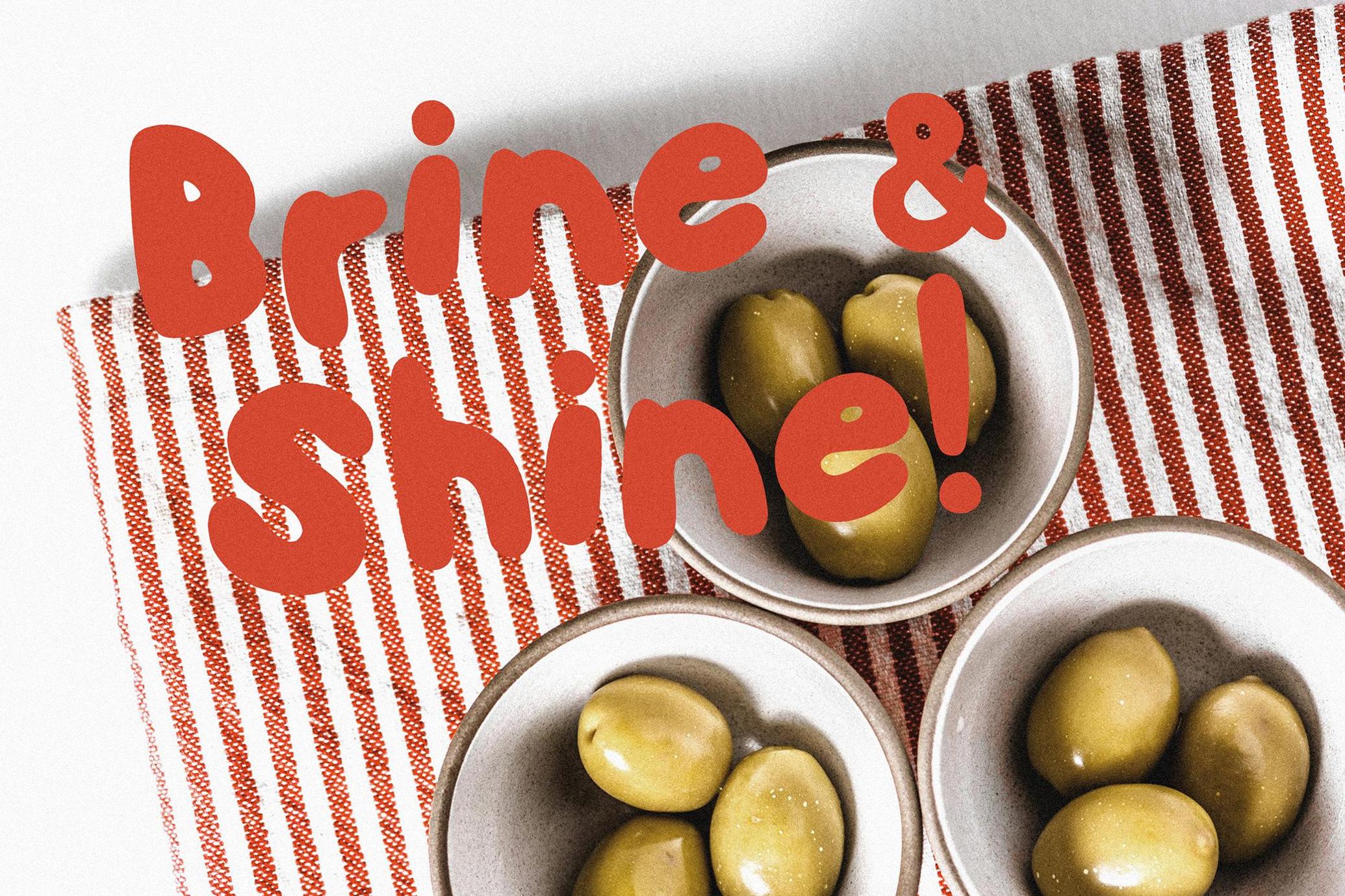 Olivas: Tasty Handmade Font Duo