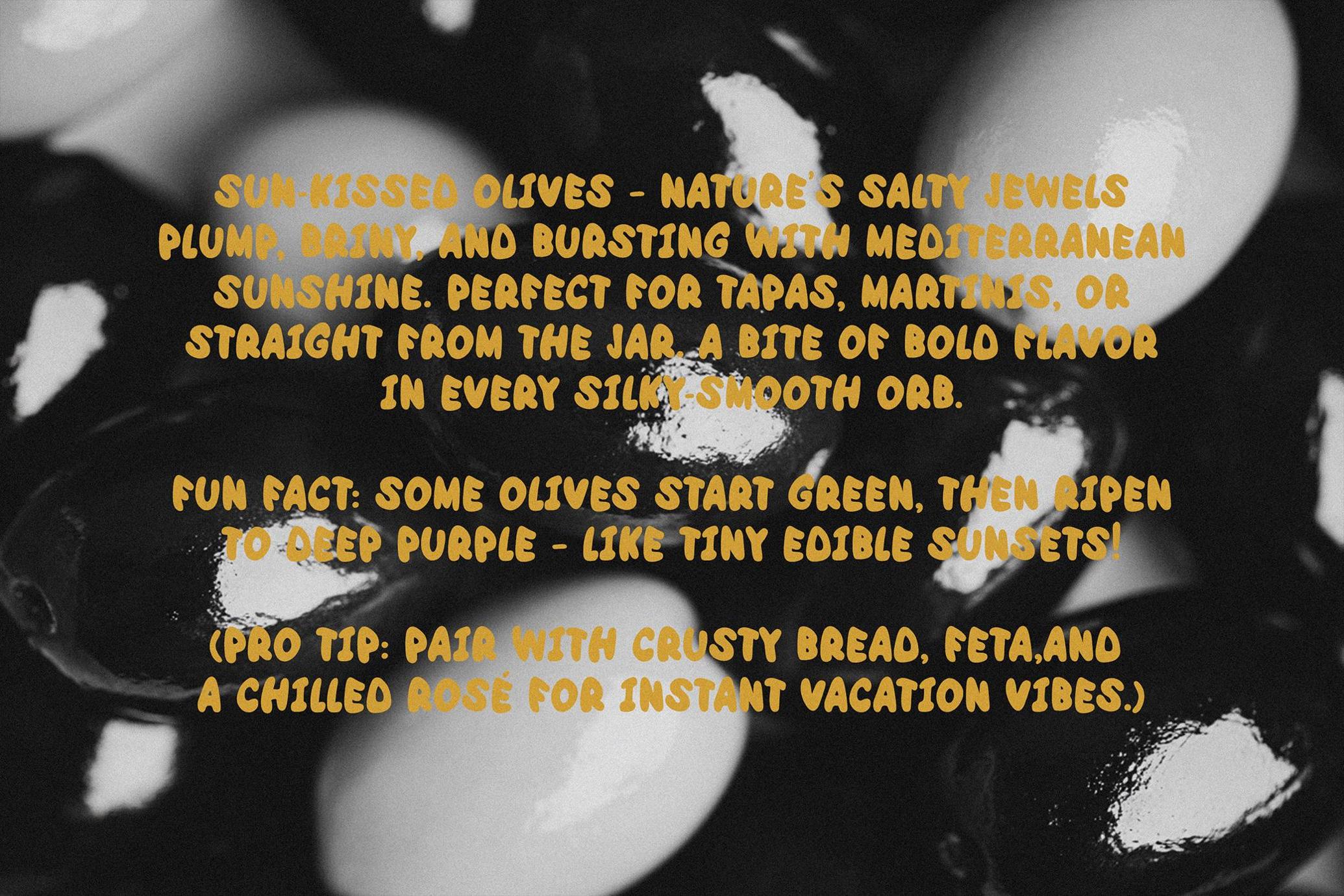 Olivas: Tasty Handmade Font Duo