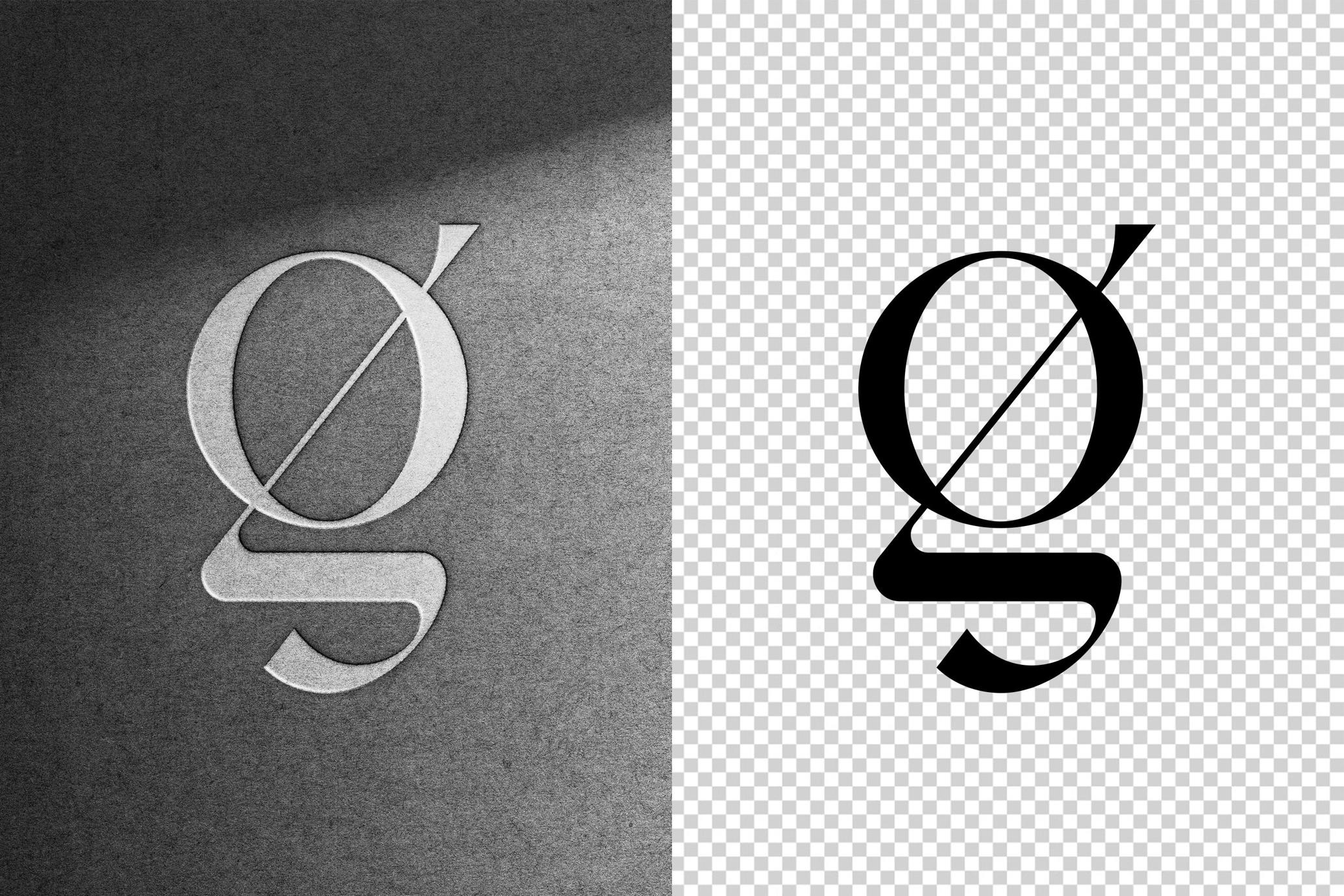 Paper Emboss Text & Logo Mockup