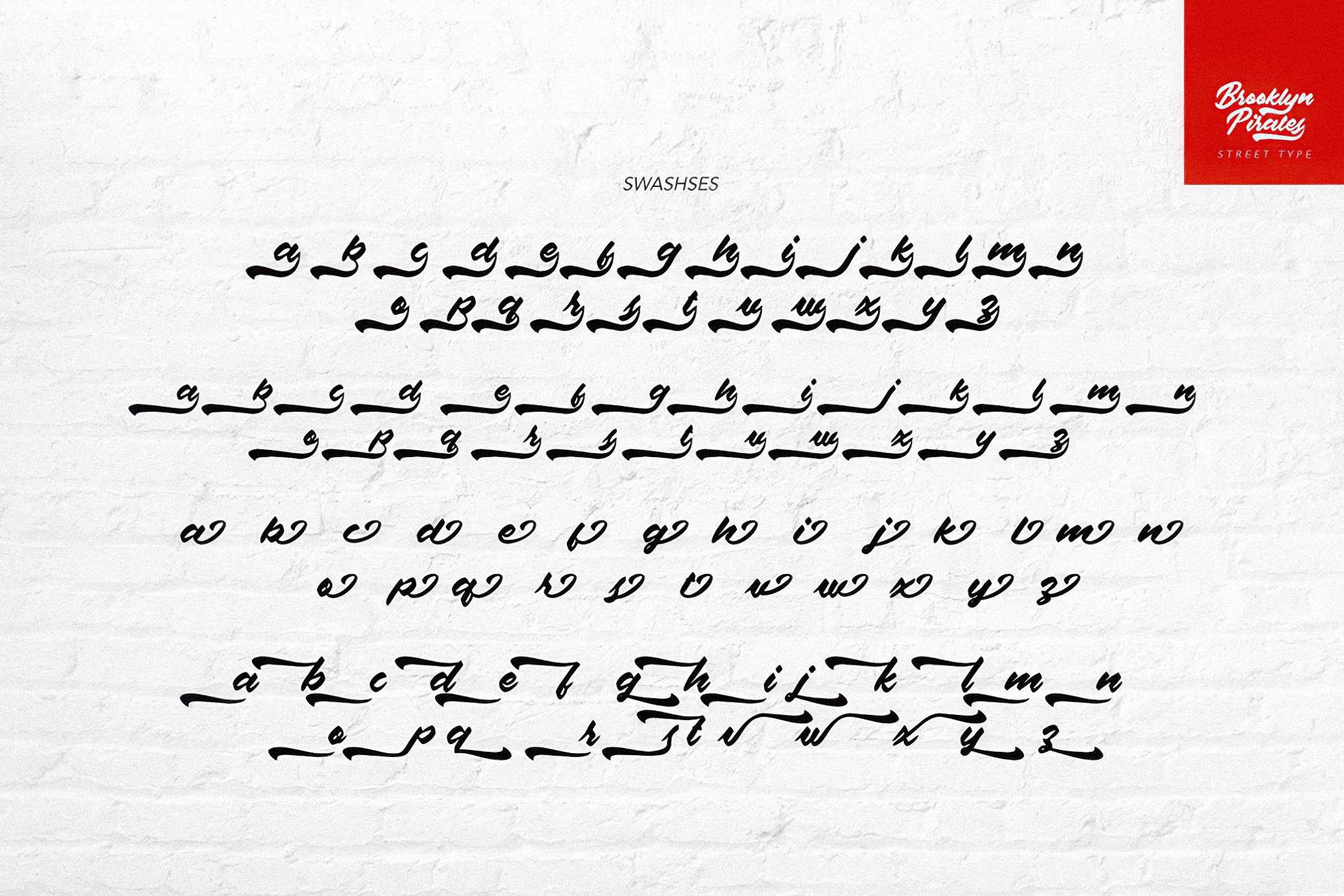 Brooklyn Pirates - Baseball Font
