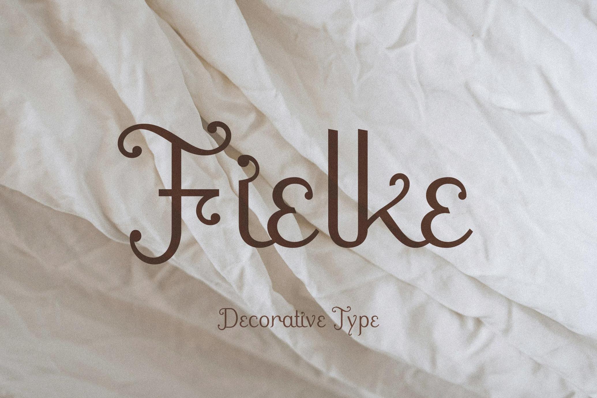 Fielke - Decorative Serif