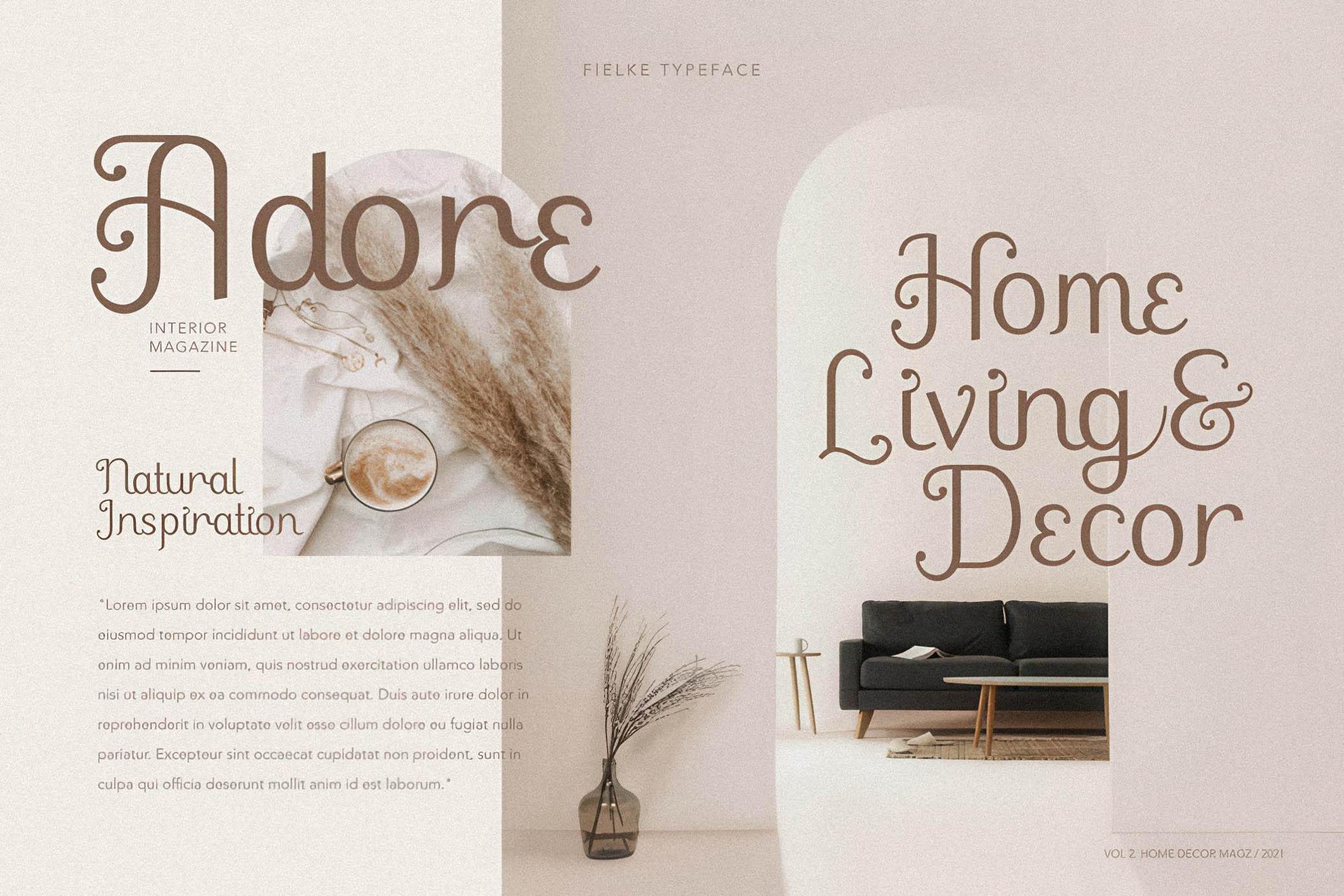 Fielke - Decorative Serif
