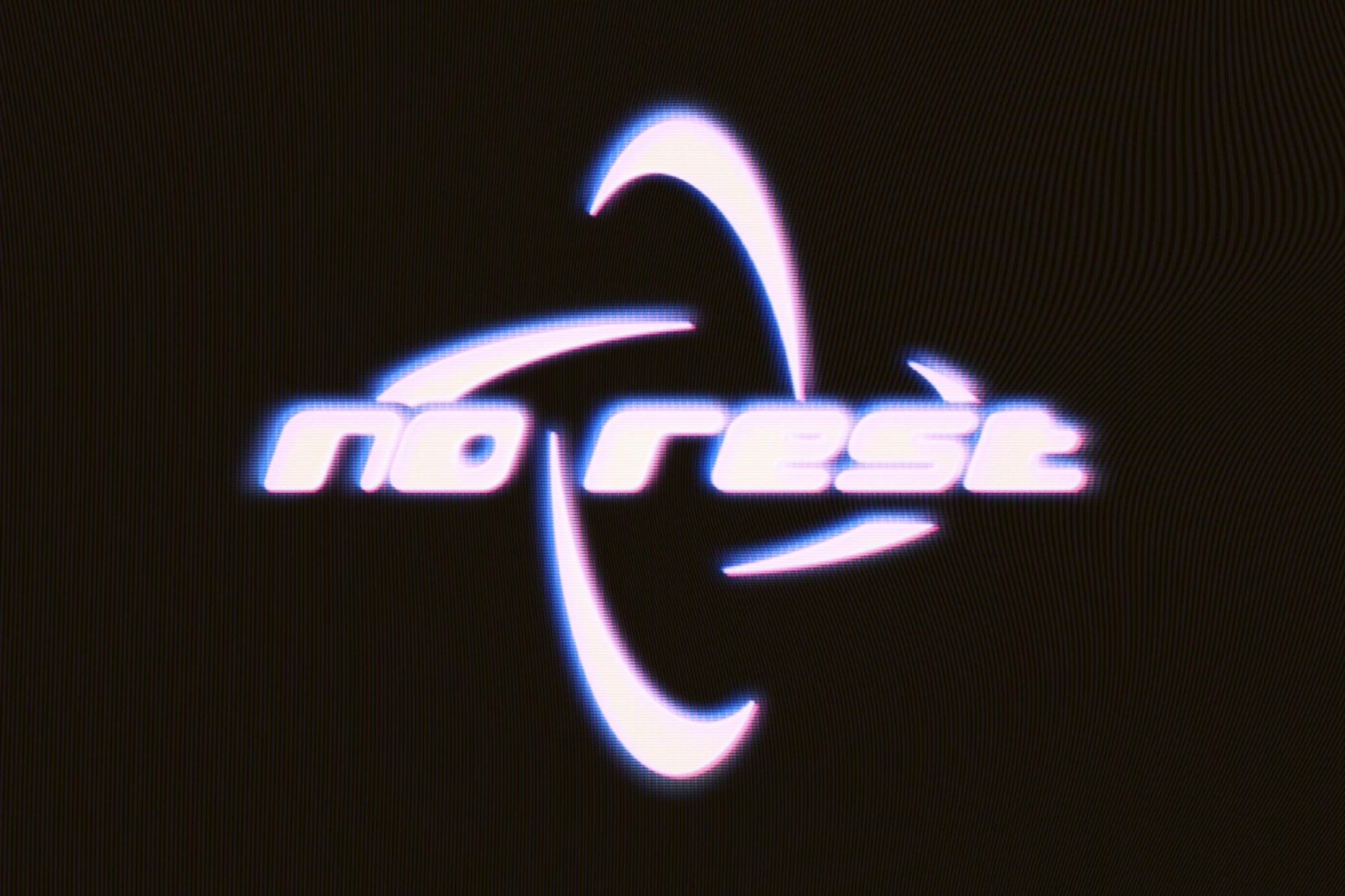 VHS Glowing Tape Text Effect
