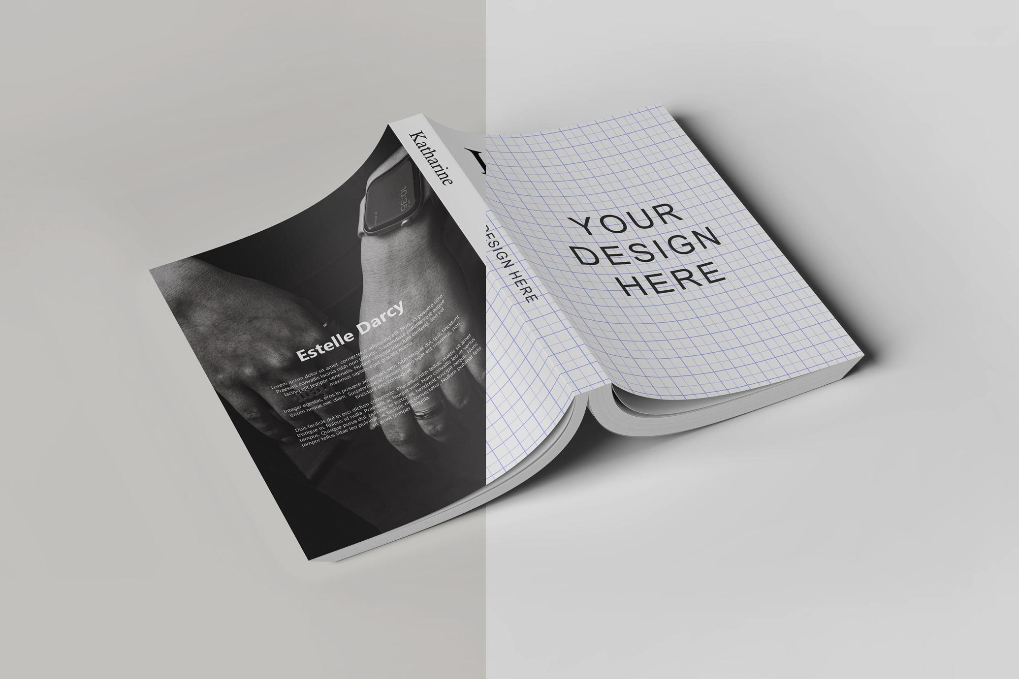 Open Magazine Cover Mockup