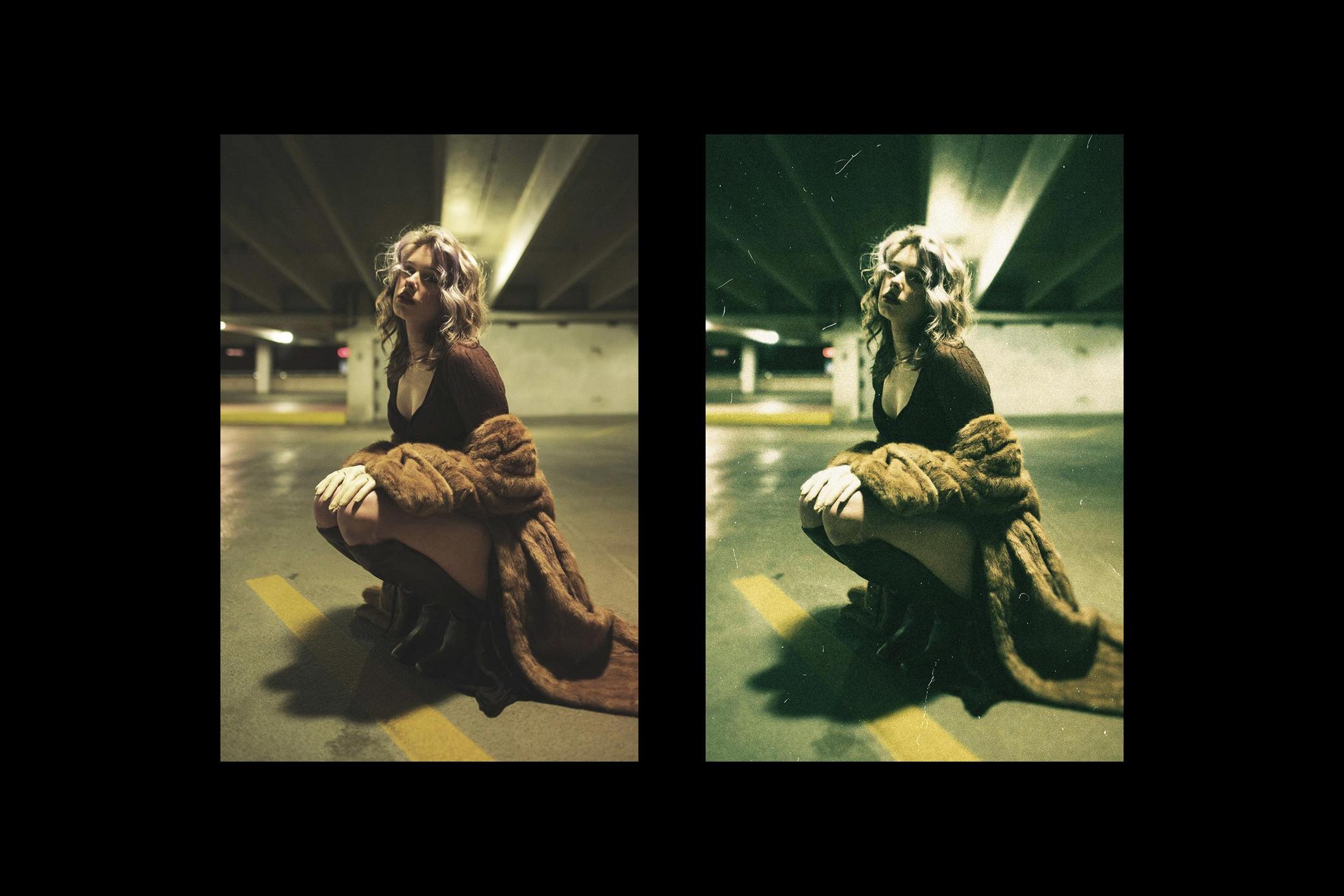 Dark Cinematic Photo Effect