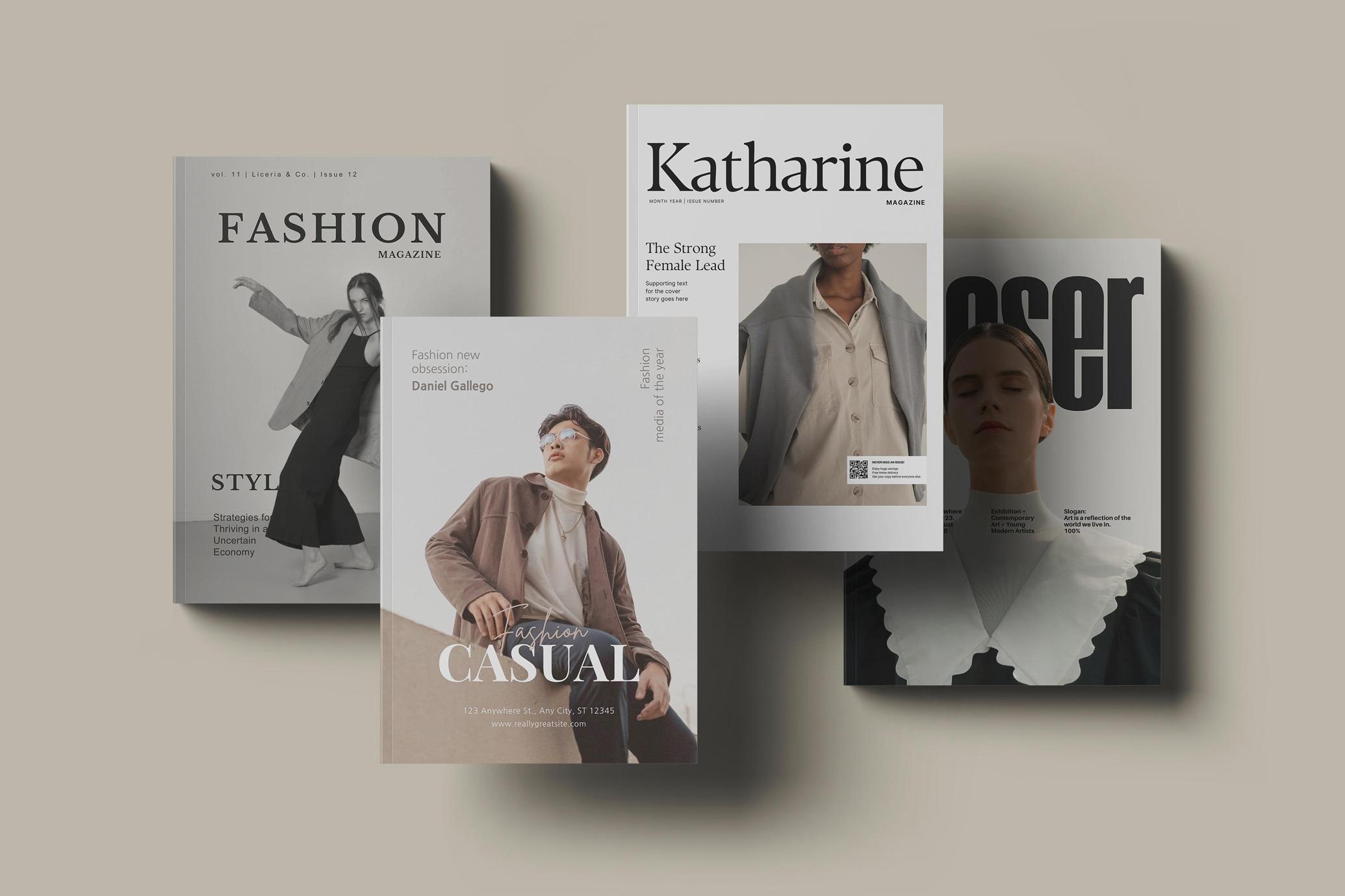 Softcover Books / Magazines Mockup Scene