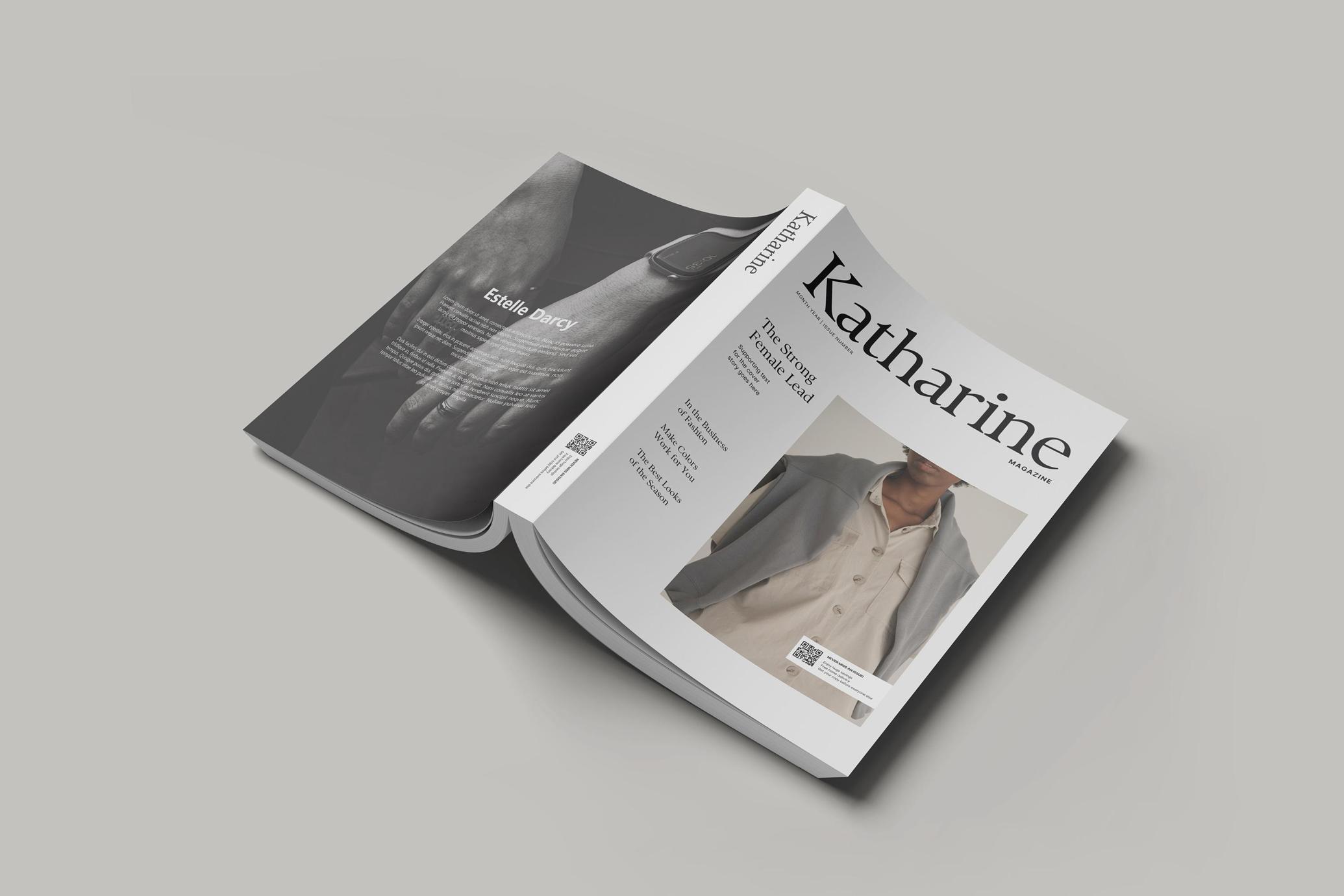 Open Softcover Book Mockup