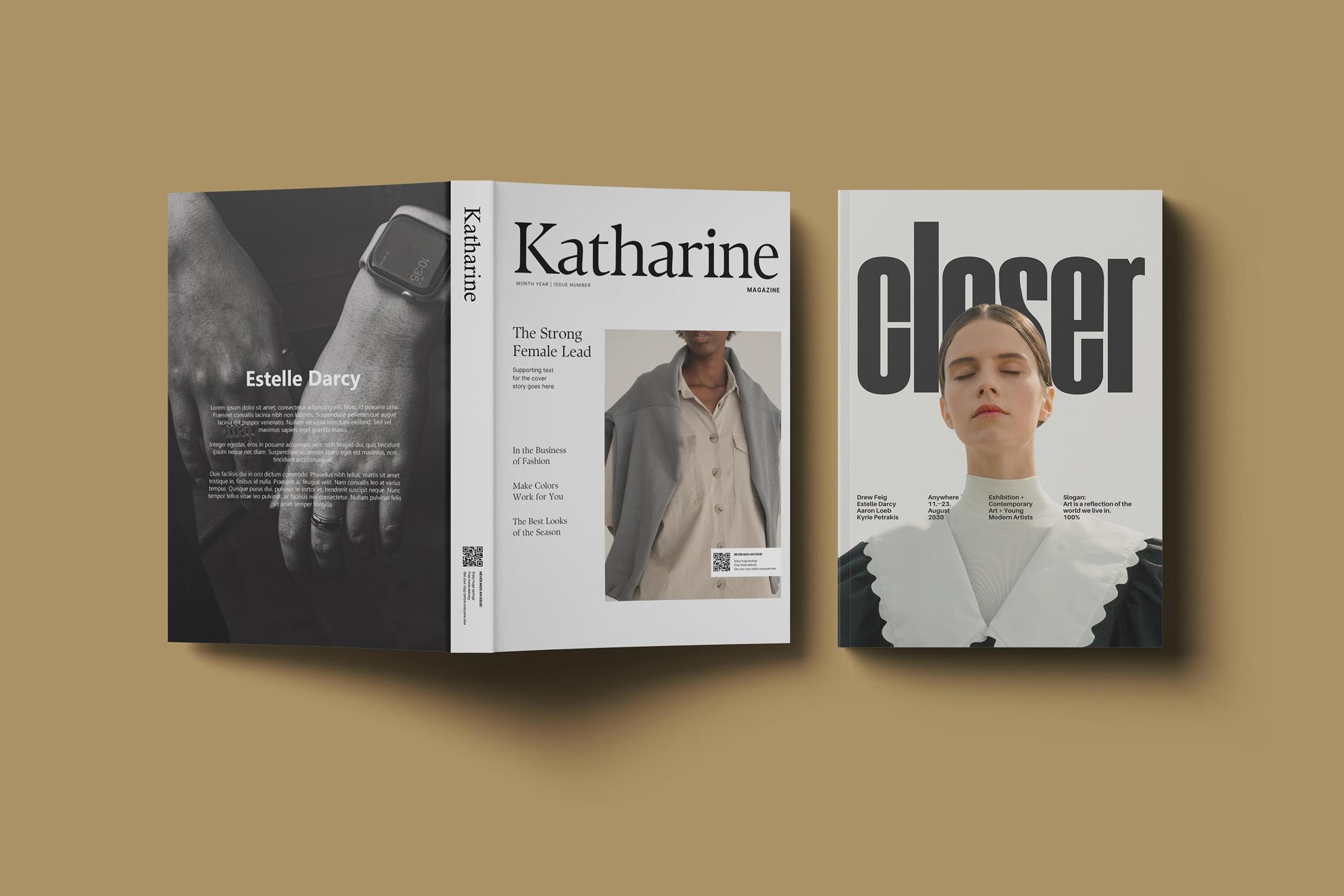 Cover Spread & Front Book Mockup