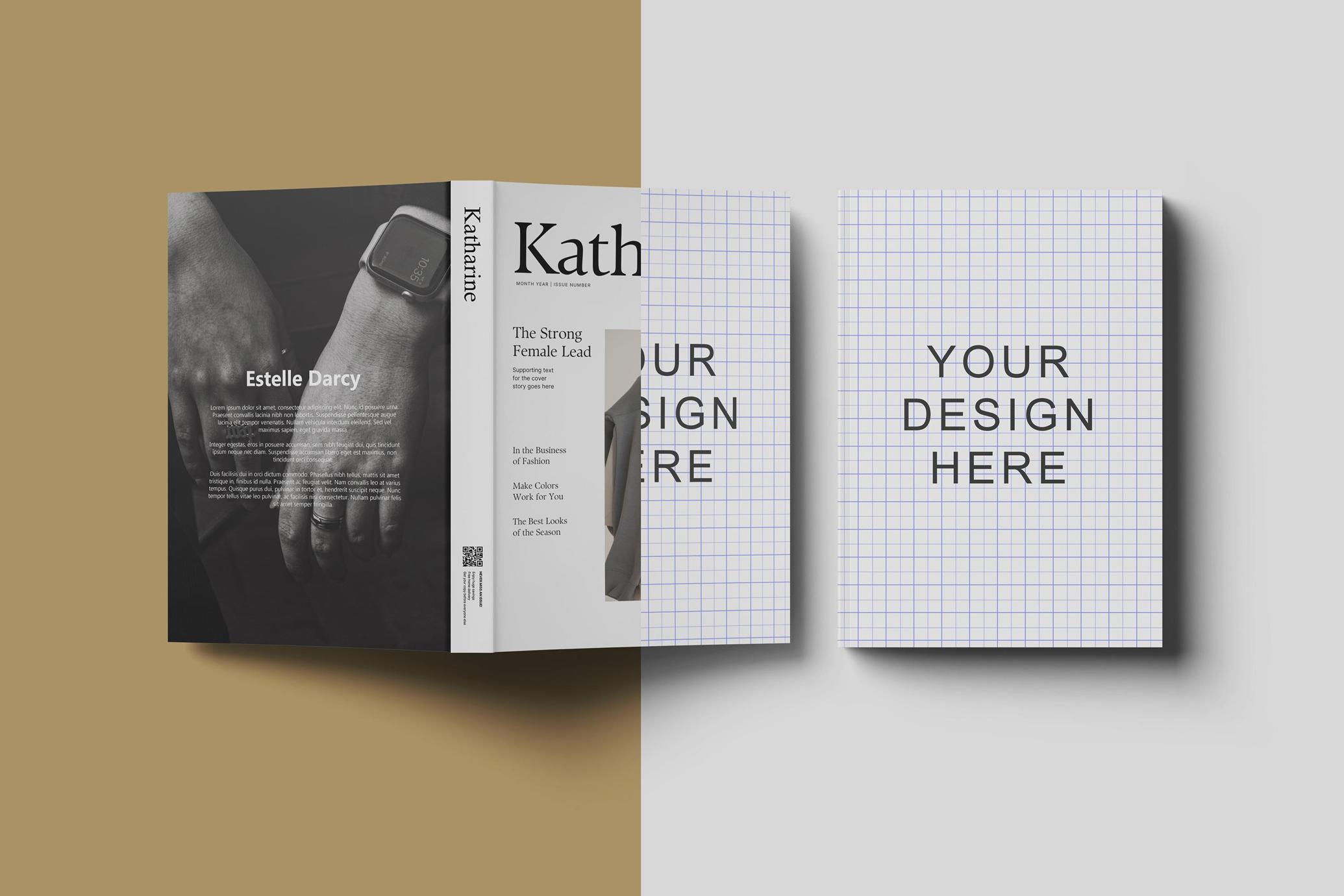 Cover Spread & Front Book Mockup