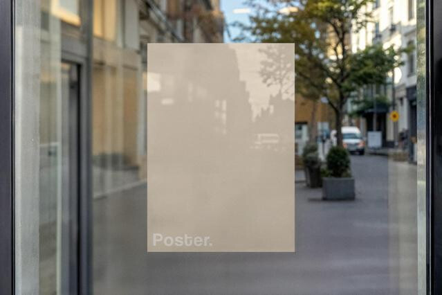 Window Poster Mockup