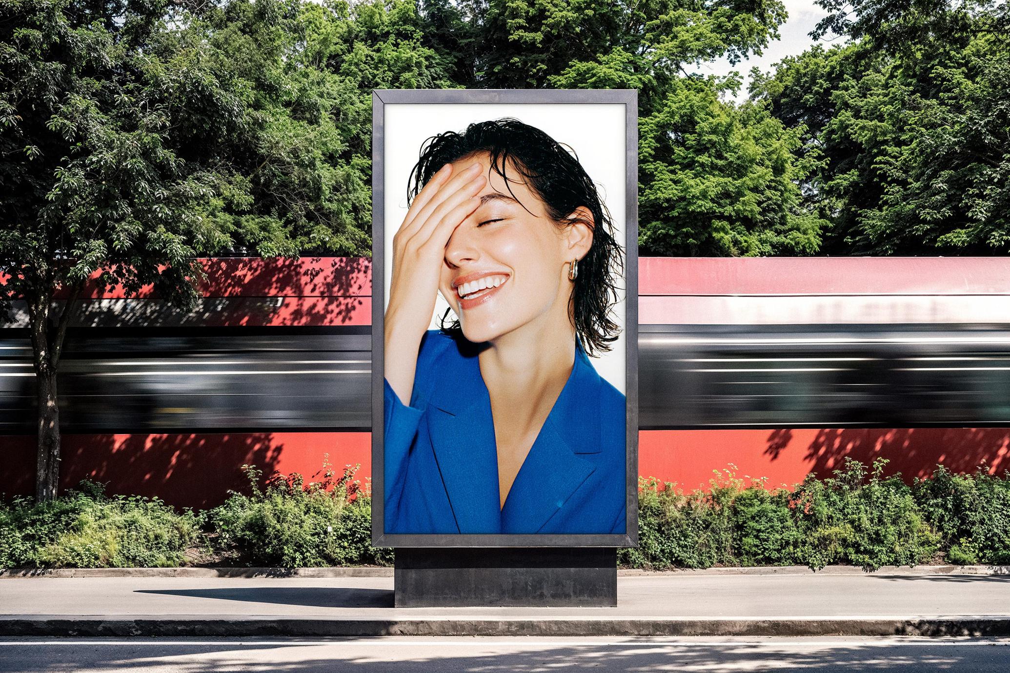 Train Station Vertical Screen Mockup