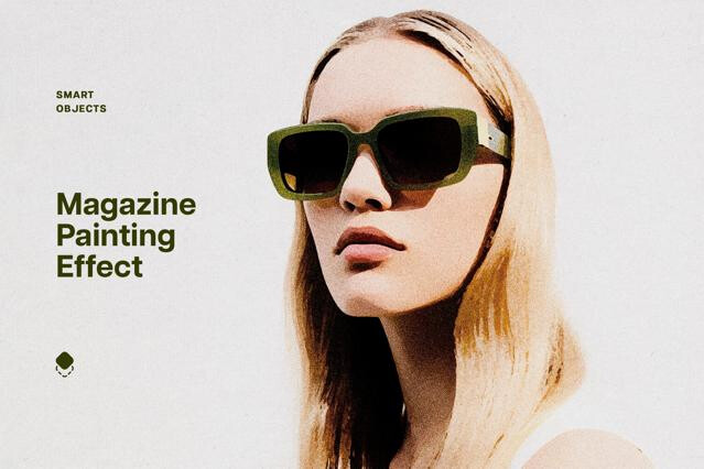 Magazine Painting Effect