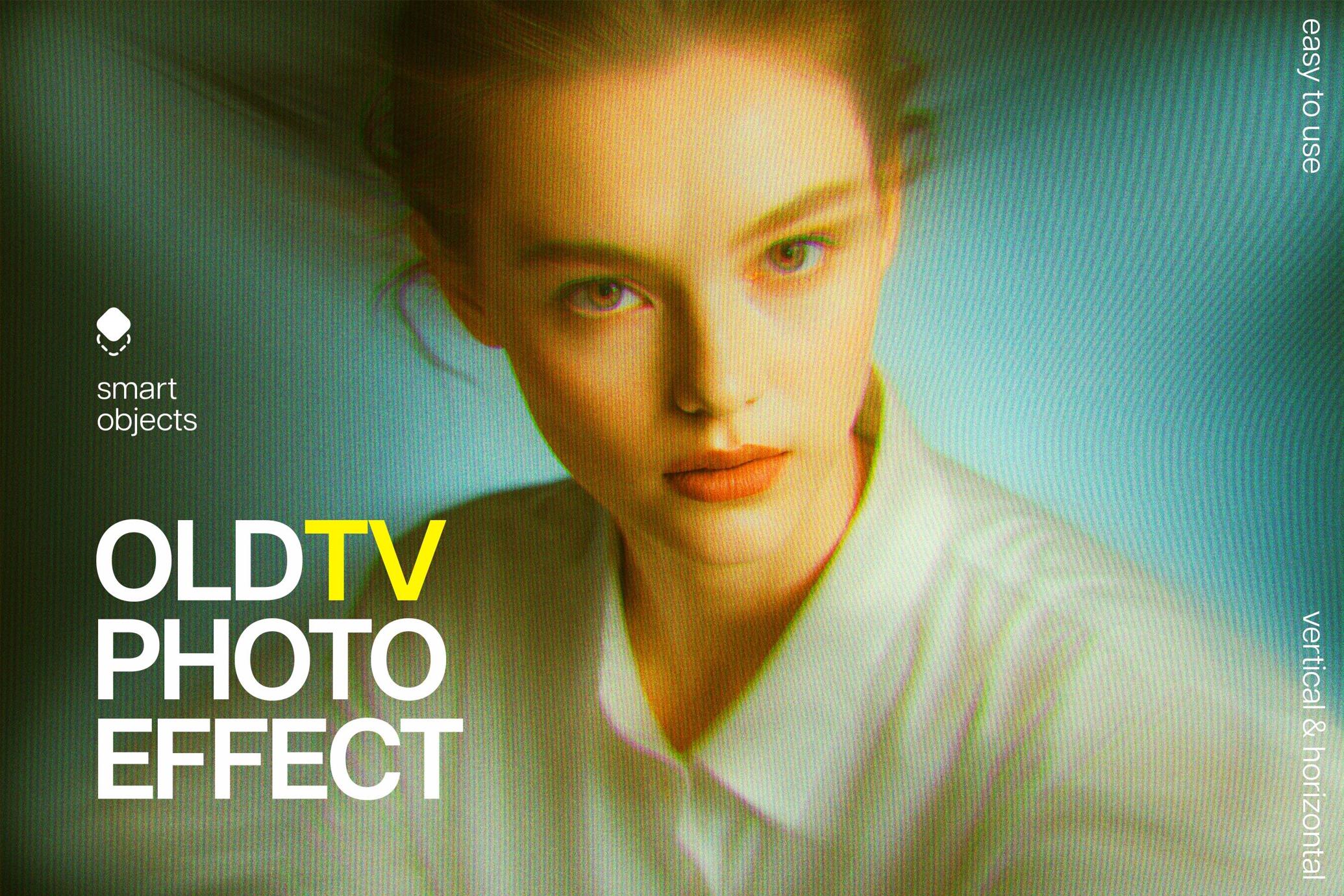 Old TV Photo Effect