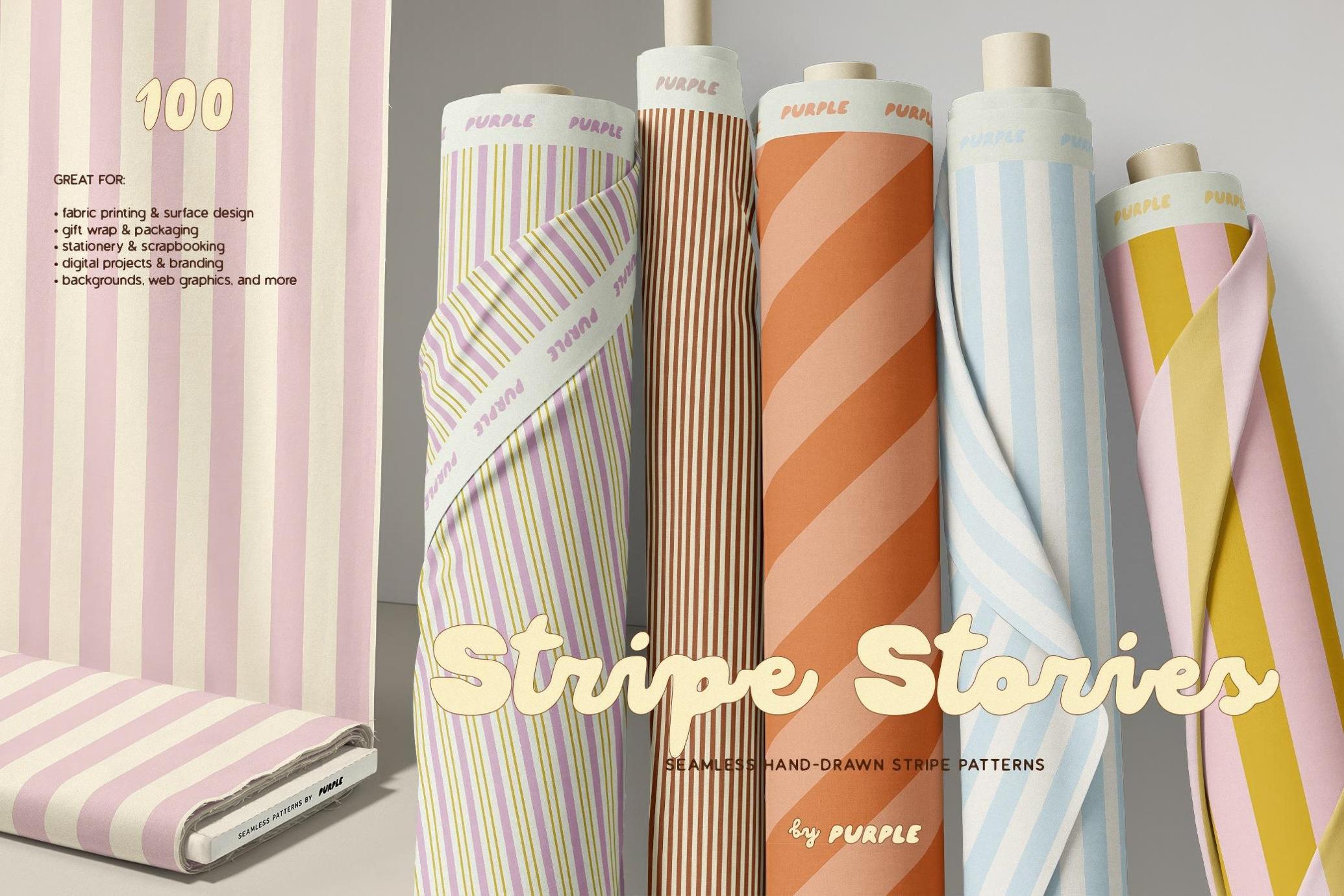 Stripe Stories: Seamless Patterns
