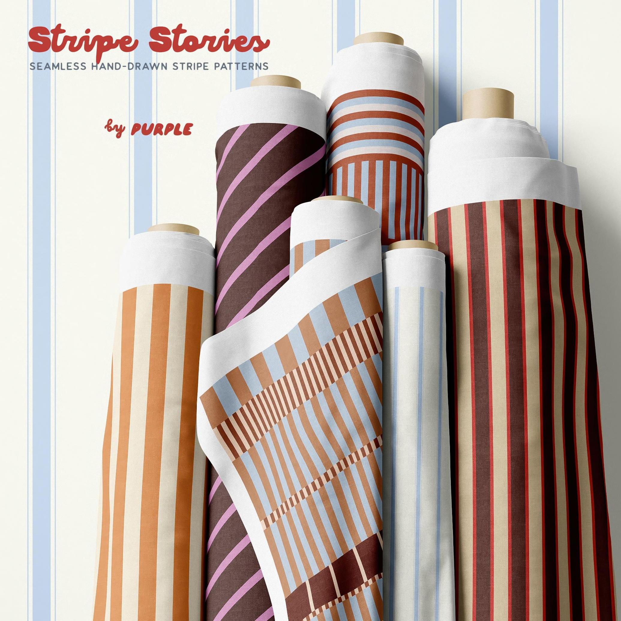 Stripe Stories: Seamless Patterns