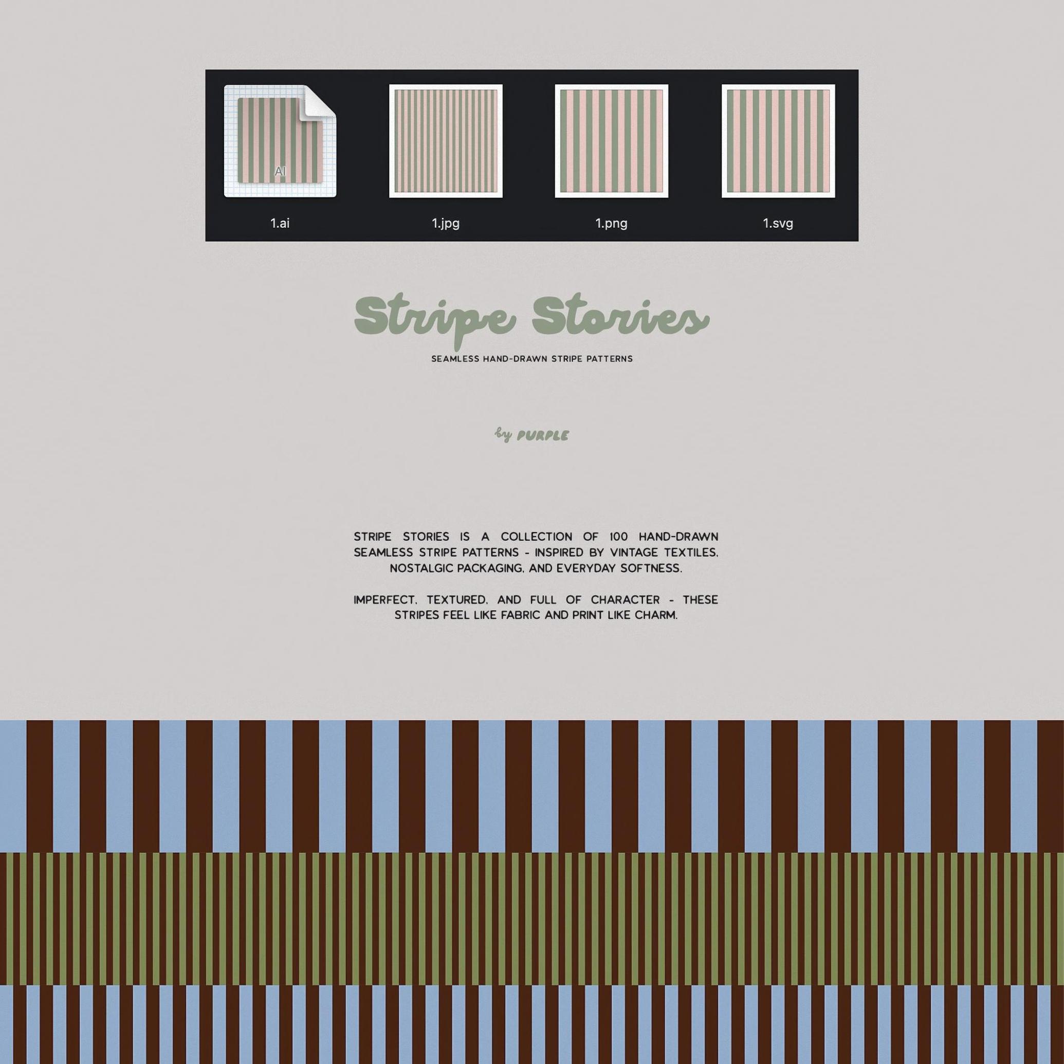 Stripe Stories: Seamless Patterns