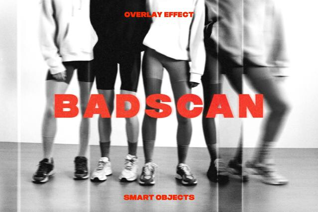 Bad Scan Photo Effect