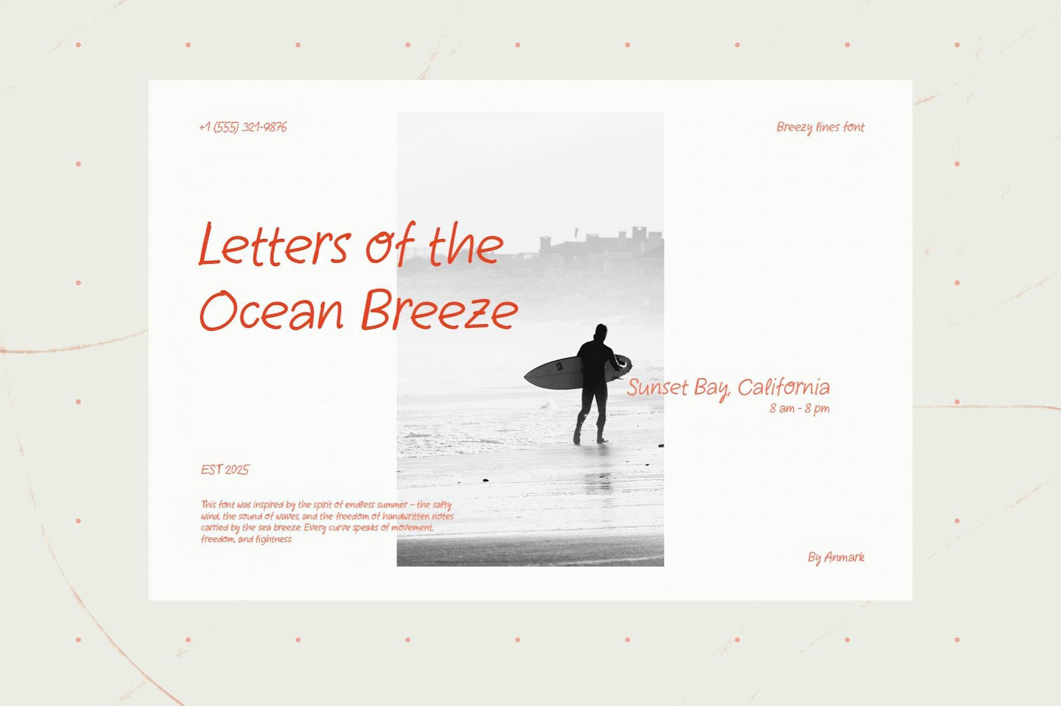 Breezy Lines — Handwritten Font