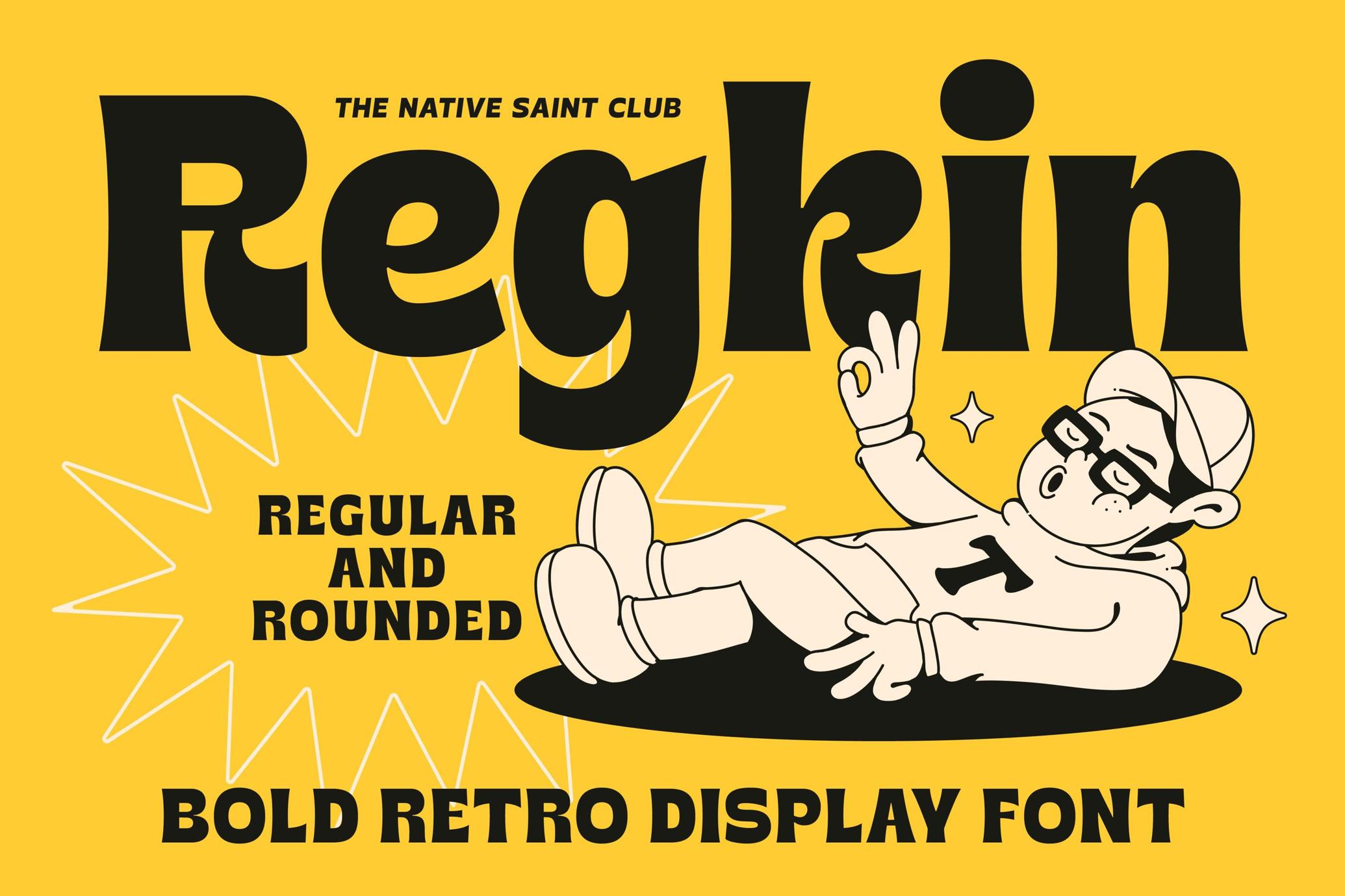 TNSC Regkin - Display Typeface