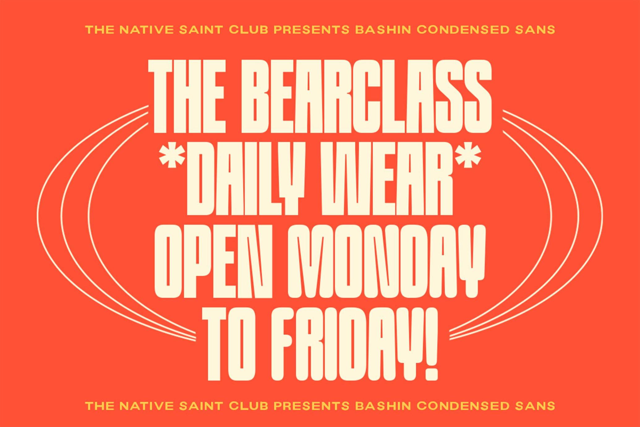 TNSC Bashin - Condensed Sans
