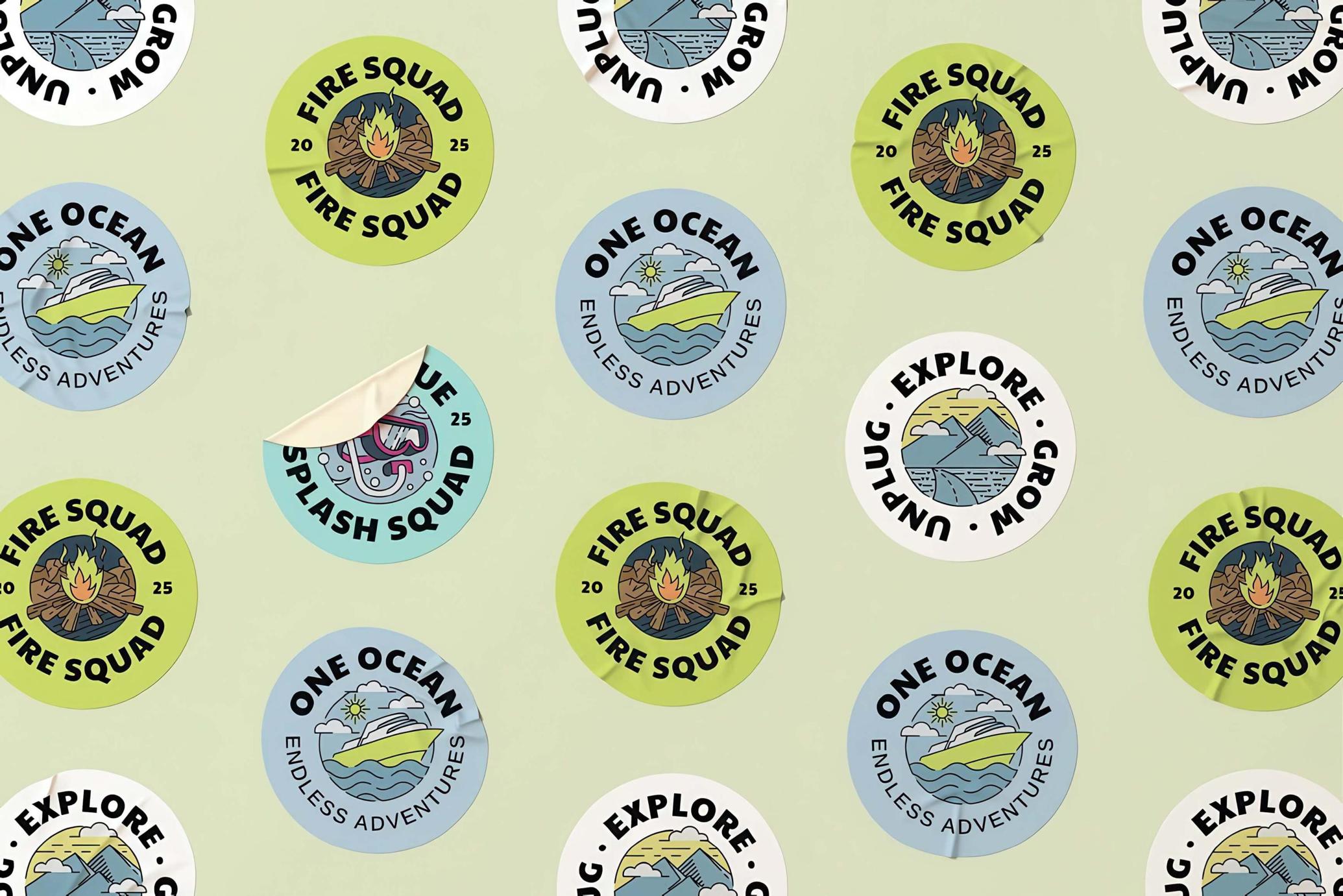 Outdoor Travel Vector Graphic Collection