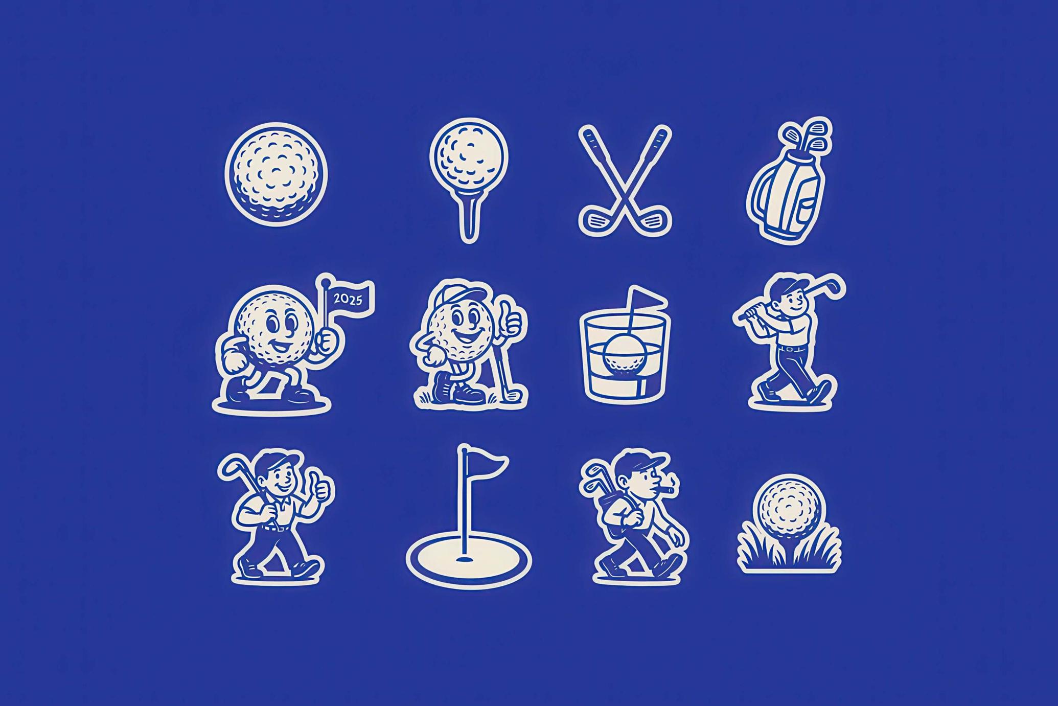 Golf Graphic Vector Collection