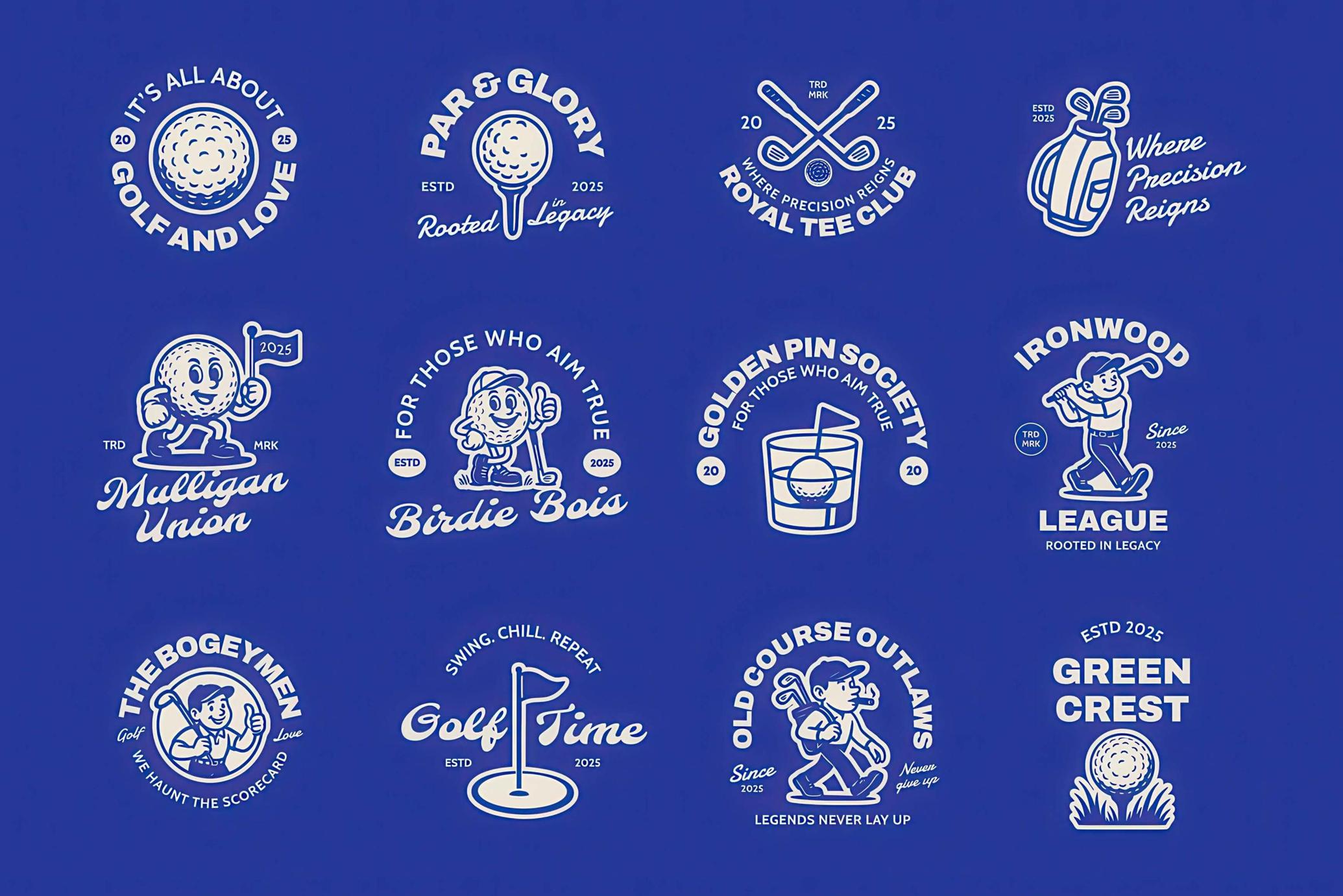 Golf Graphic Vector Collection