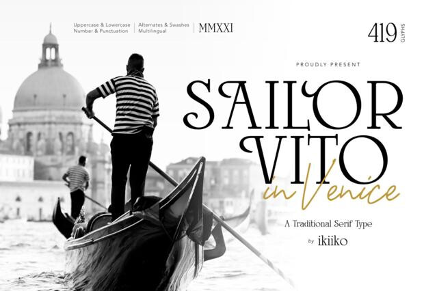 Sailor Vito - Traditional Serif