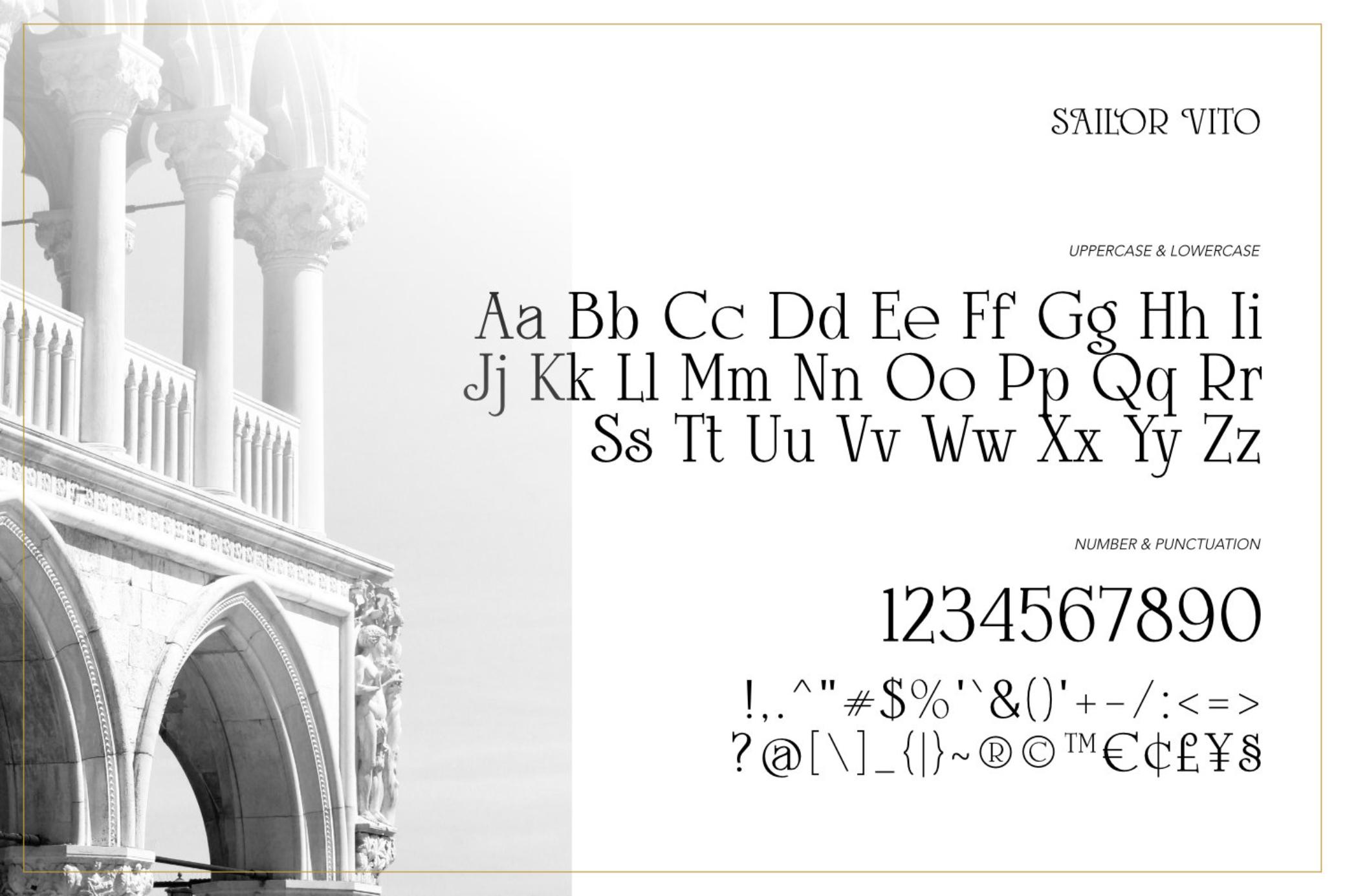 Sailor Vito - Traditional Serif