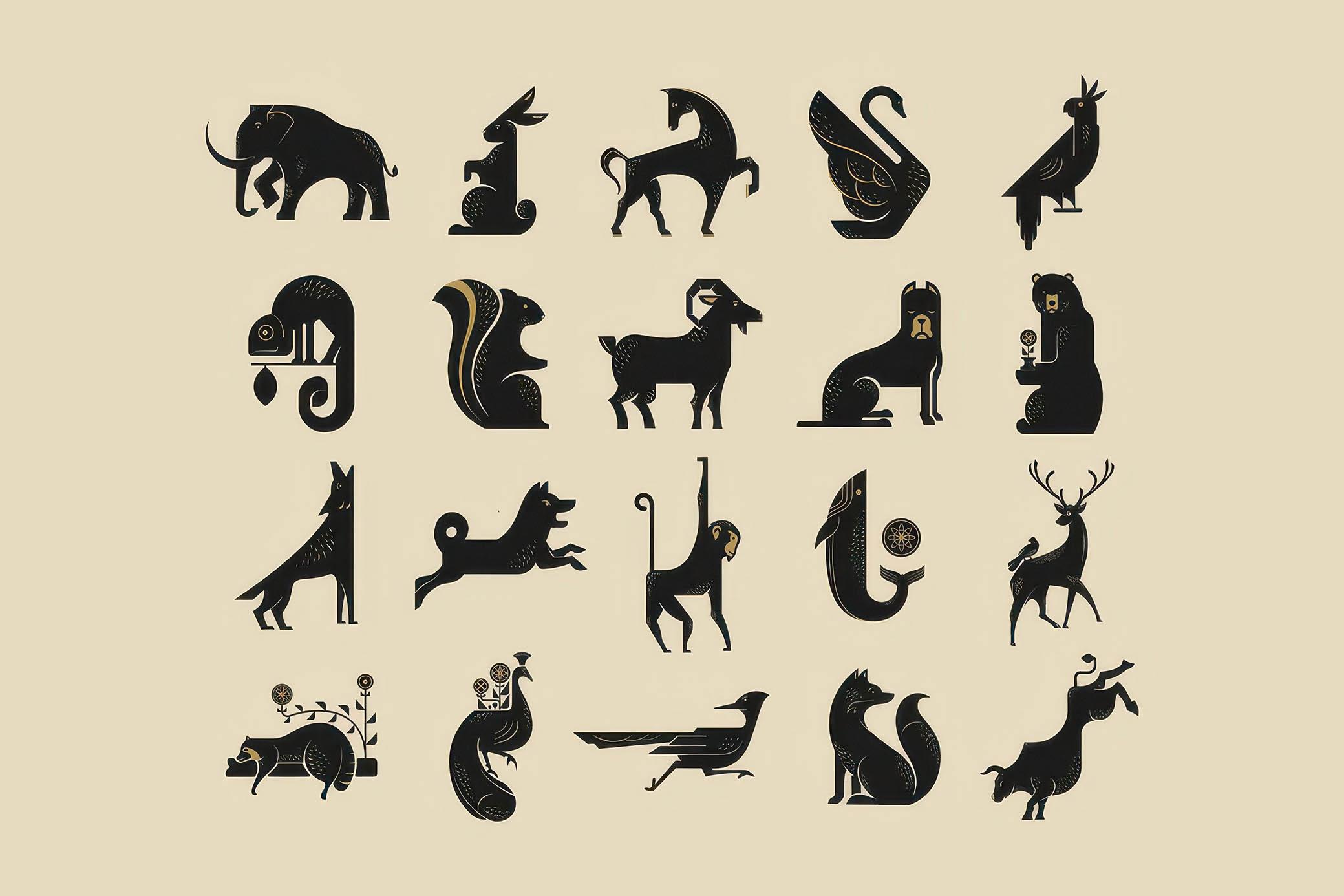 Abstract Animal Graphic