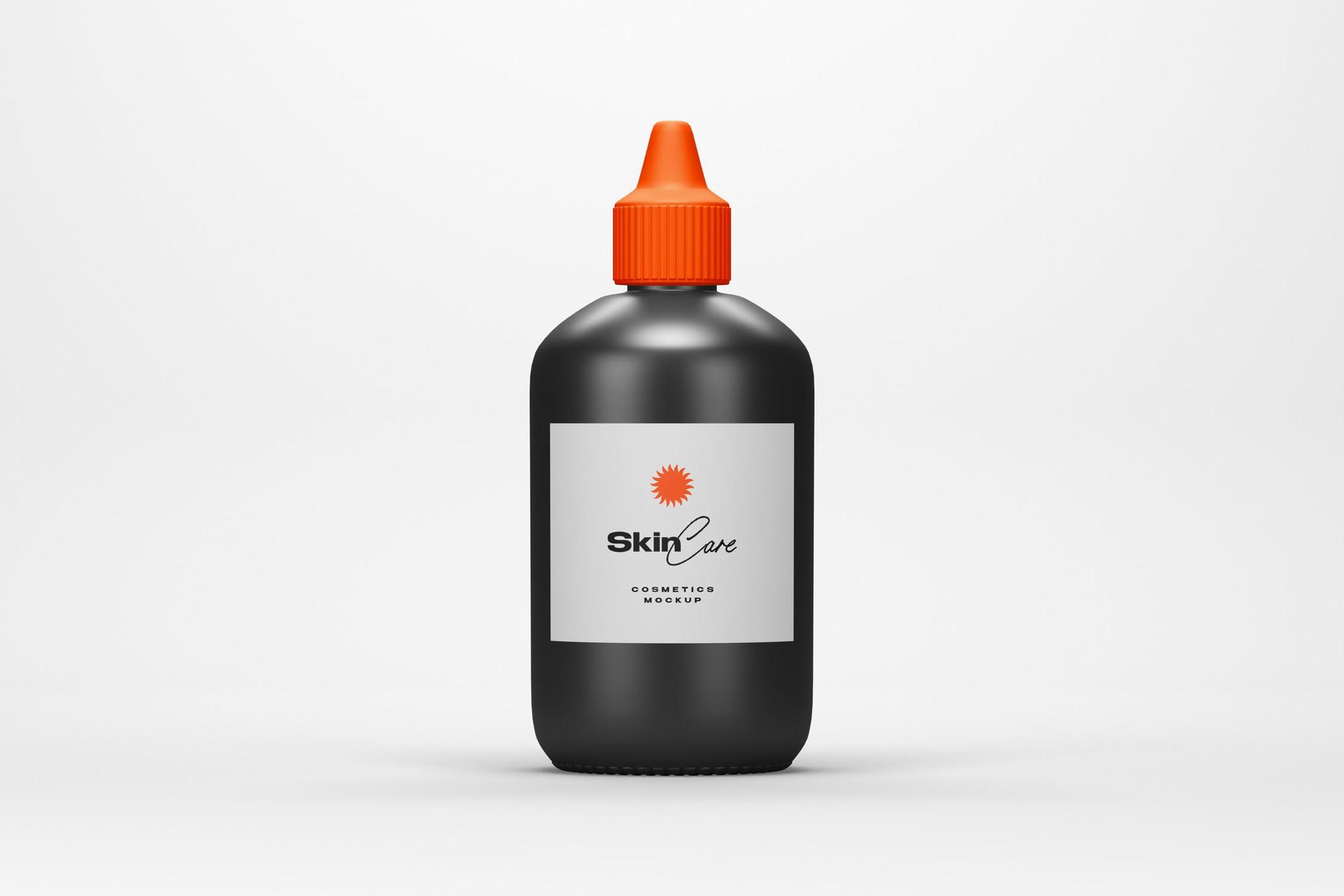 Skincare Bottle Cosmetic Mockup