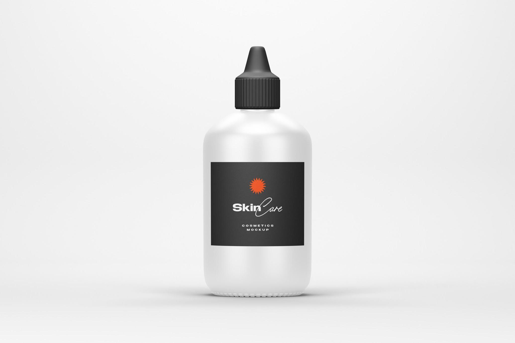 Skincare Bottle Cosmetic Mockup