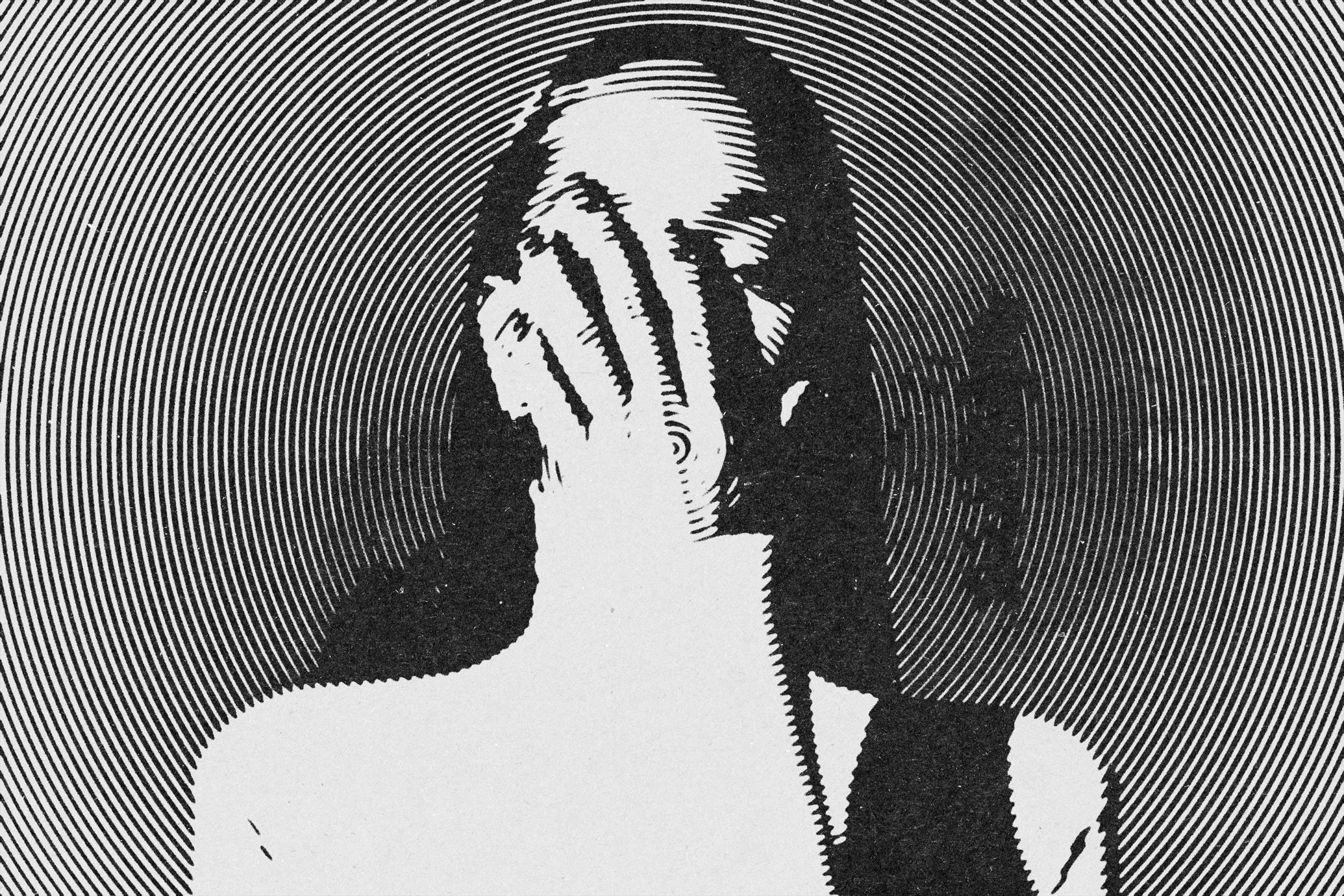 Circular Grunge Hafltone Effect