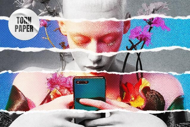 Torn Paper Photo Effect