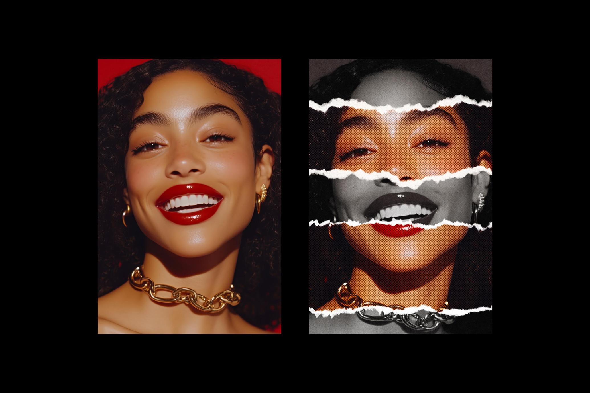 Torn Paper Photo Effect