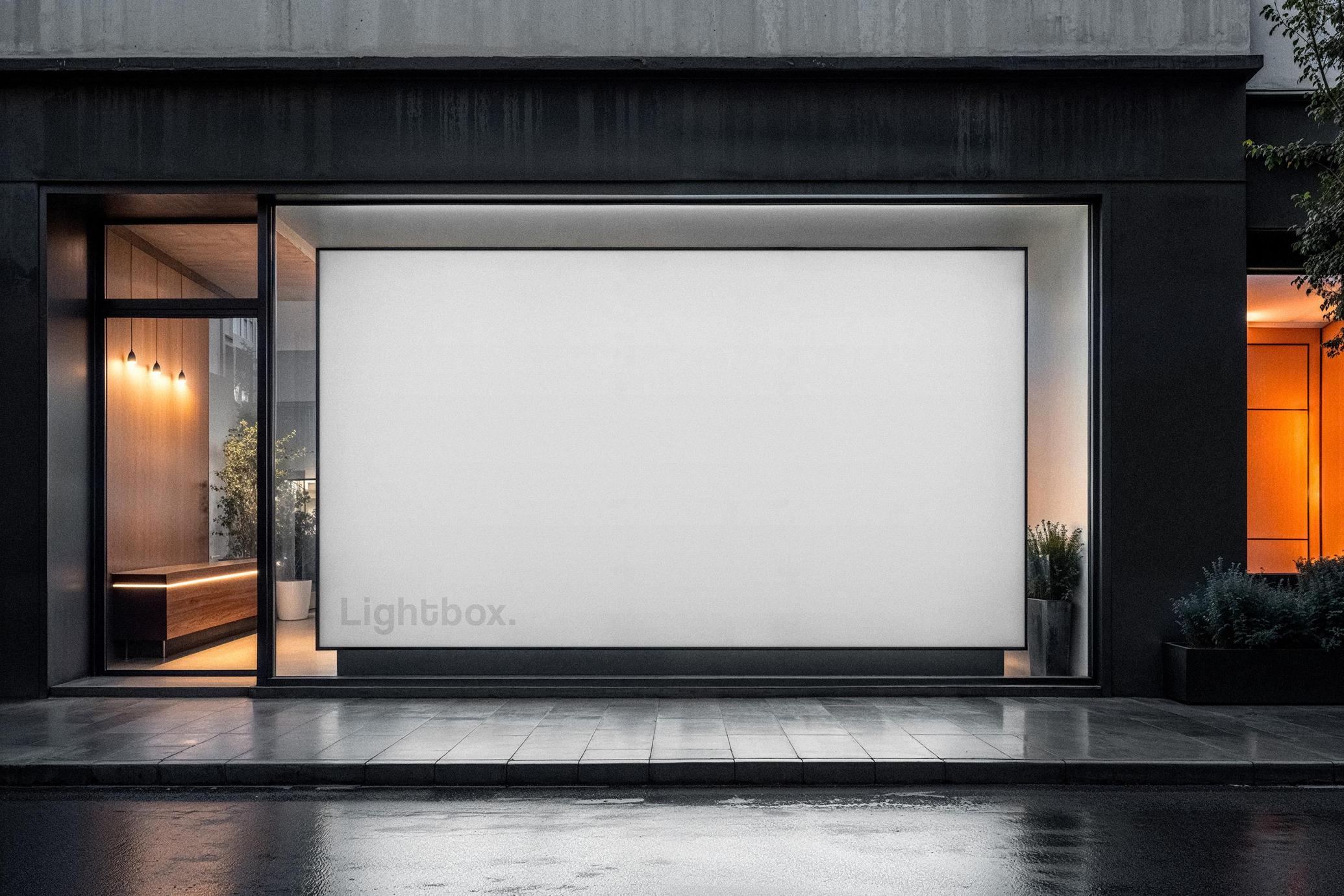 Storefront Lightbox Mockup