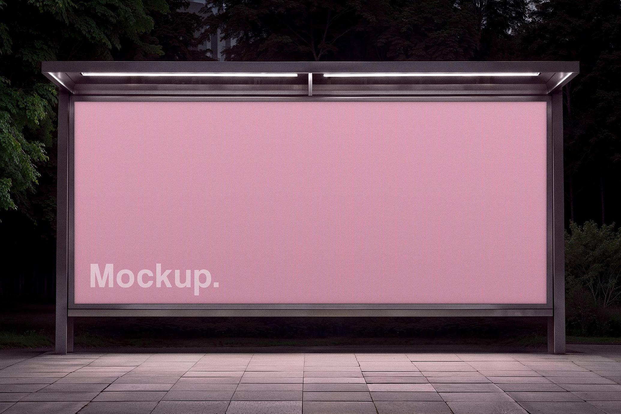 Bus Stop Mockup