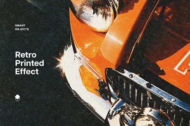 Retro Printed Photo Effect