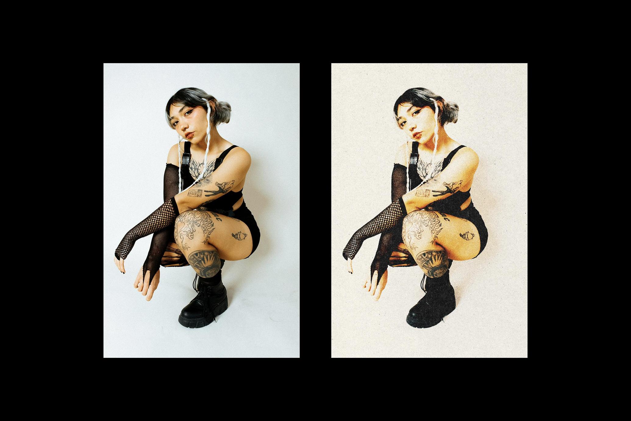 Retro Printed Photo Effect